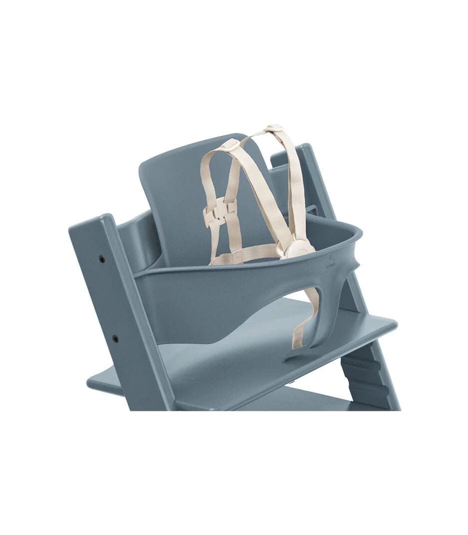 Stokke Tripp Trapp High Chair with Baby Set & Safety Harness - Adjustable Wooden Chair for Toddlers & Infants - Perfect for Dining, Feeding, and Family Mealtime