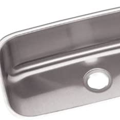 18 Gauge Stainless Steel Single Bowl Undermount Kitchen Sink - Perfect for Modern Home Kitchens & Restaurant Prep Areas