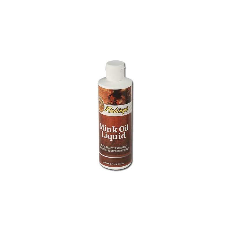 Fiebing's Mink Oil Liquid - Premium Leather Conditioner & Waterproofer for Boots, Bags & Furniture - Restores & Protects Leather Goods