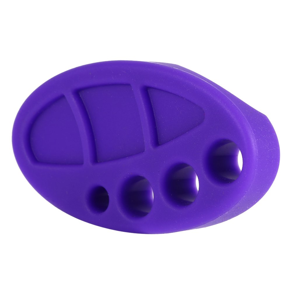 Microblading Tattoo Permanent Makeup Pigment Ink Cup Caps Holder - 4 Colors Oval (Violet) | Eyebrow & Lip Tattoo Supplies for Professional Artists