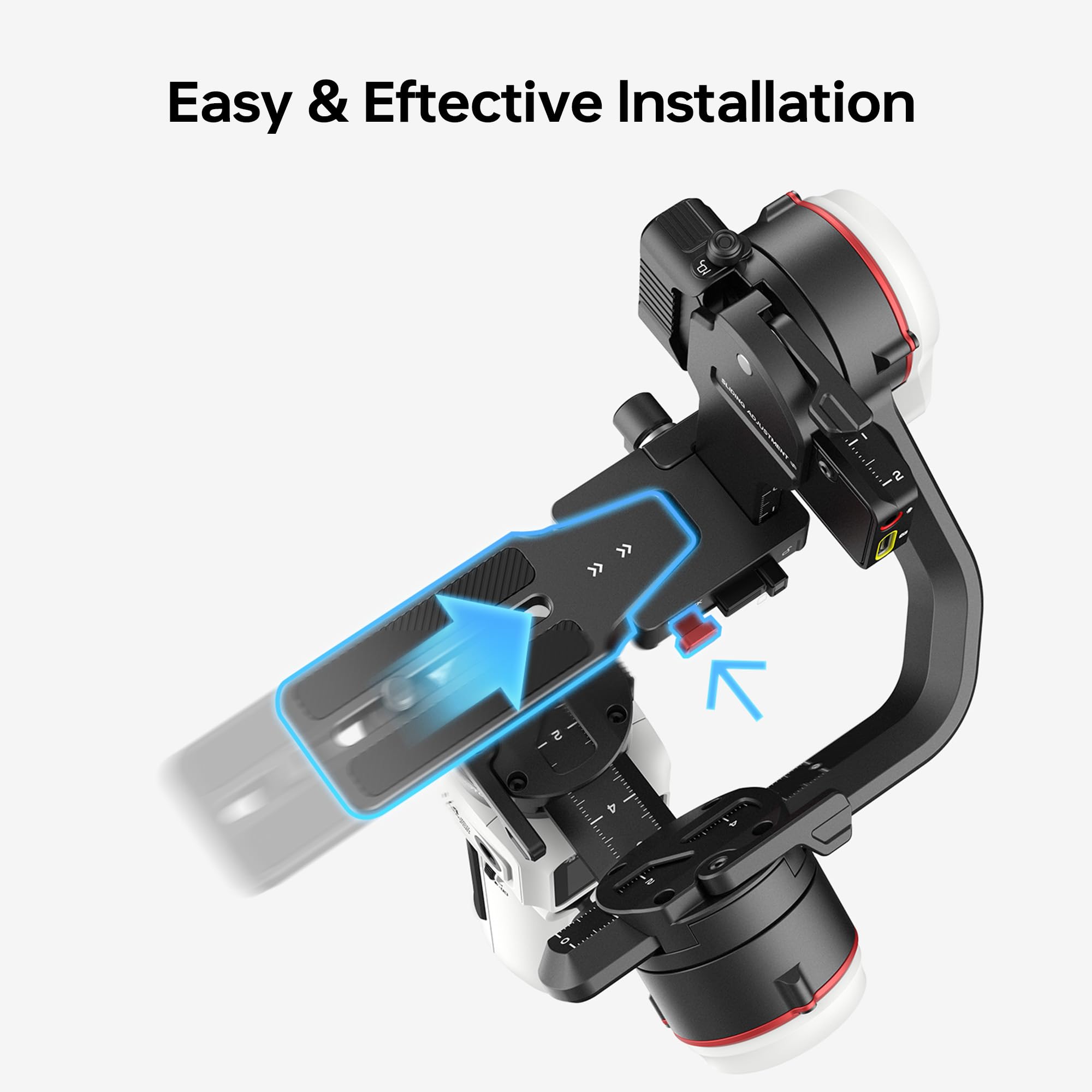 Zhiyun Crane M3 3-Axis Handheld Gimbal Stabilizer for Mirrorless Cameras, GoPro, Action Cameras & Smartphones - Perfect for Vlogging, Travel Filming & Smooth Video Shooting