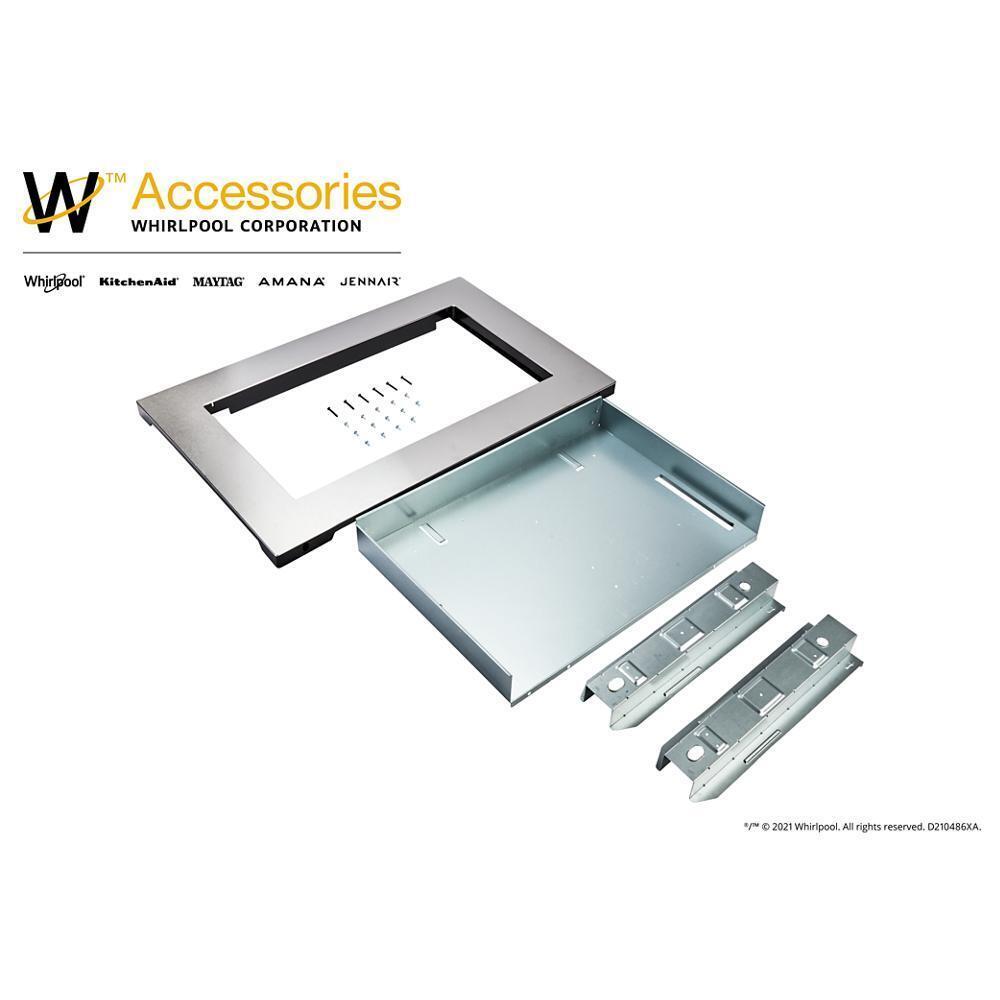 Amana MK2160AZ Over The Range Microwave Trim Kit - Anti-Fingerprint Stainless Steel - Perfect for Modern Kitchens & Built-In Microwave Installation