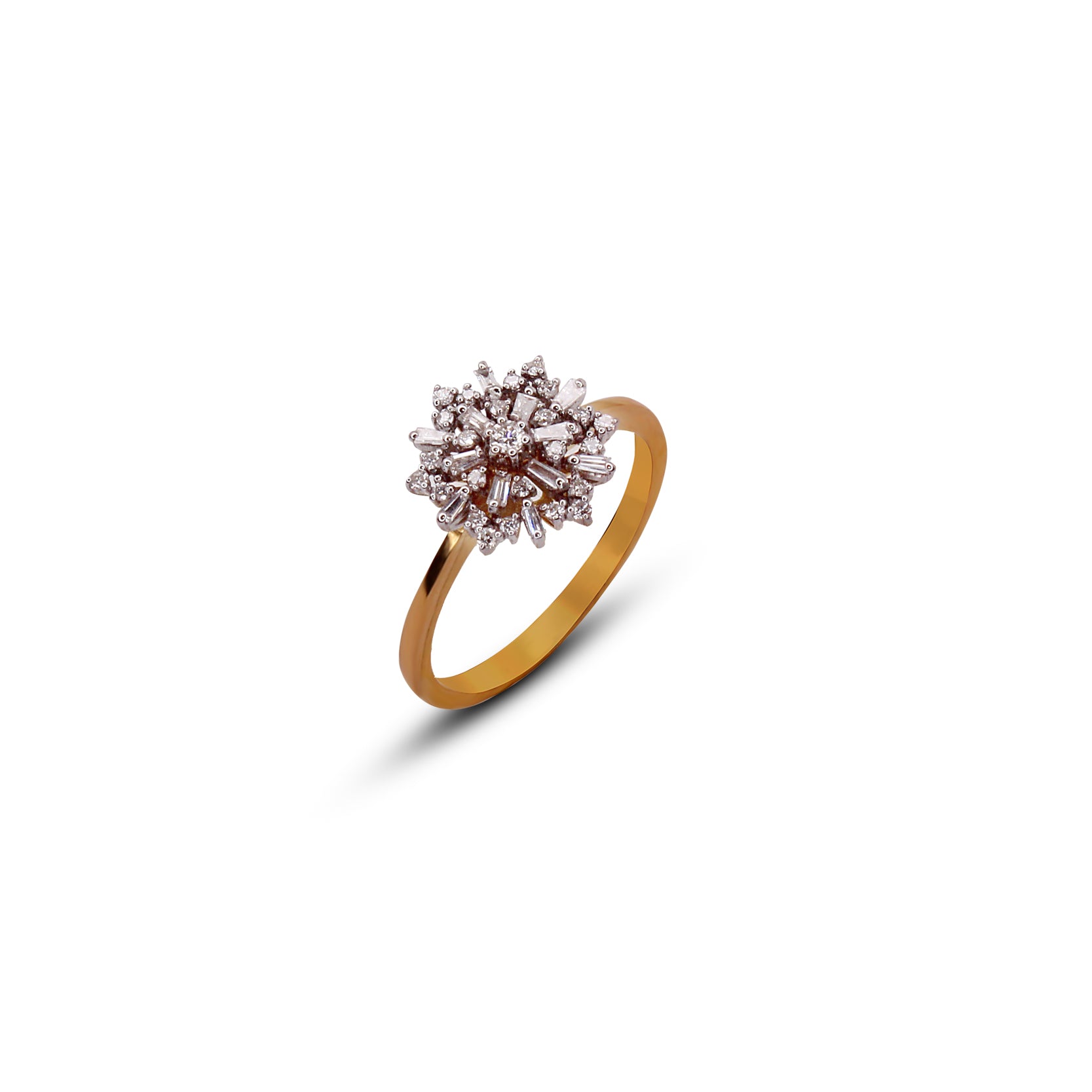 Exquisite Diamond Ring DR27 - 14K White Gold Solitaire Engagement Ring for Women | Perfect for Proposals, Anniversaries & Special Occasions