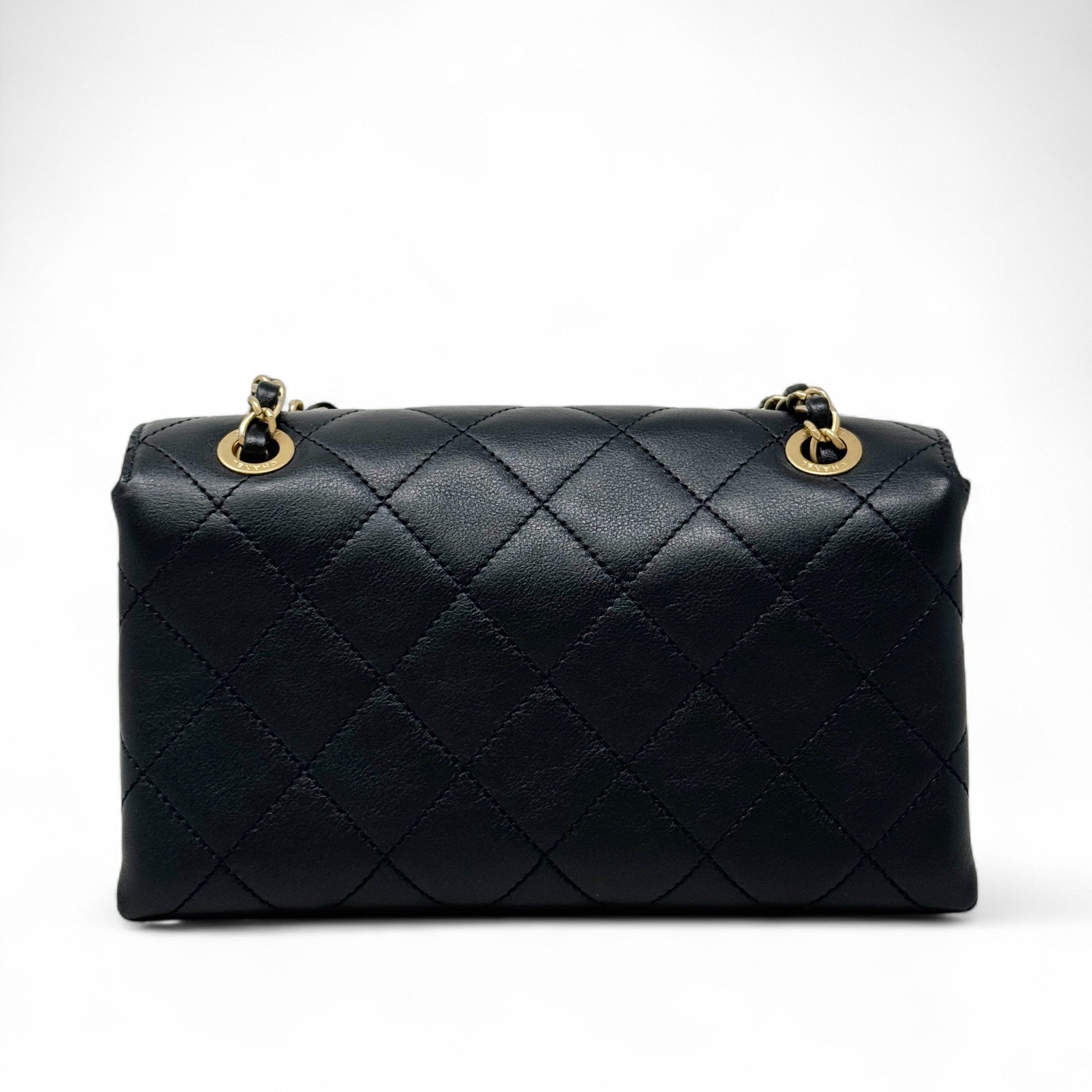 Chanel Black Small Enchained Bag - Luxury Crossbody Bag for Women | Perfect for Evening Parties, Date Nights & Special Occasions