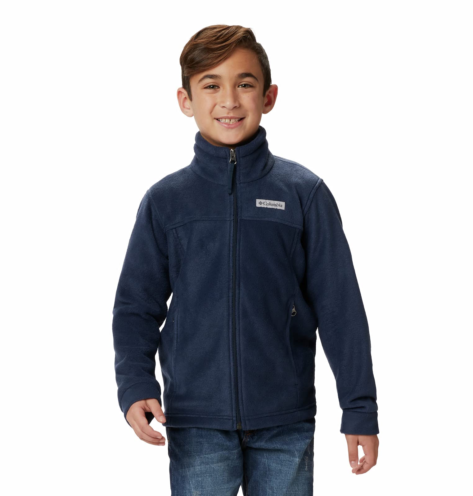 Columbia Boys' Steens Mountain II Fleece Jacket - Soft & Warm Classic Fit Fleece Sweater for Toddler & Kids - Perfect for Outdoor Play, School & Winter Adventures