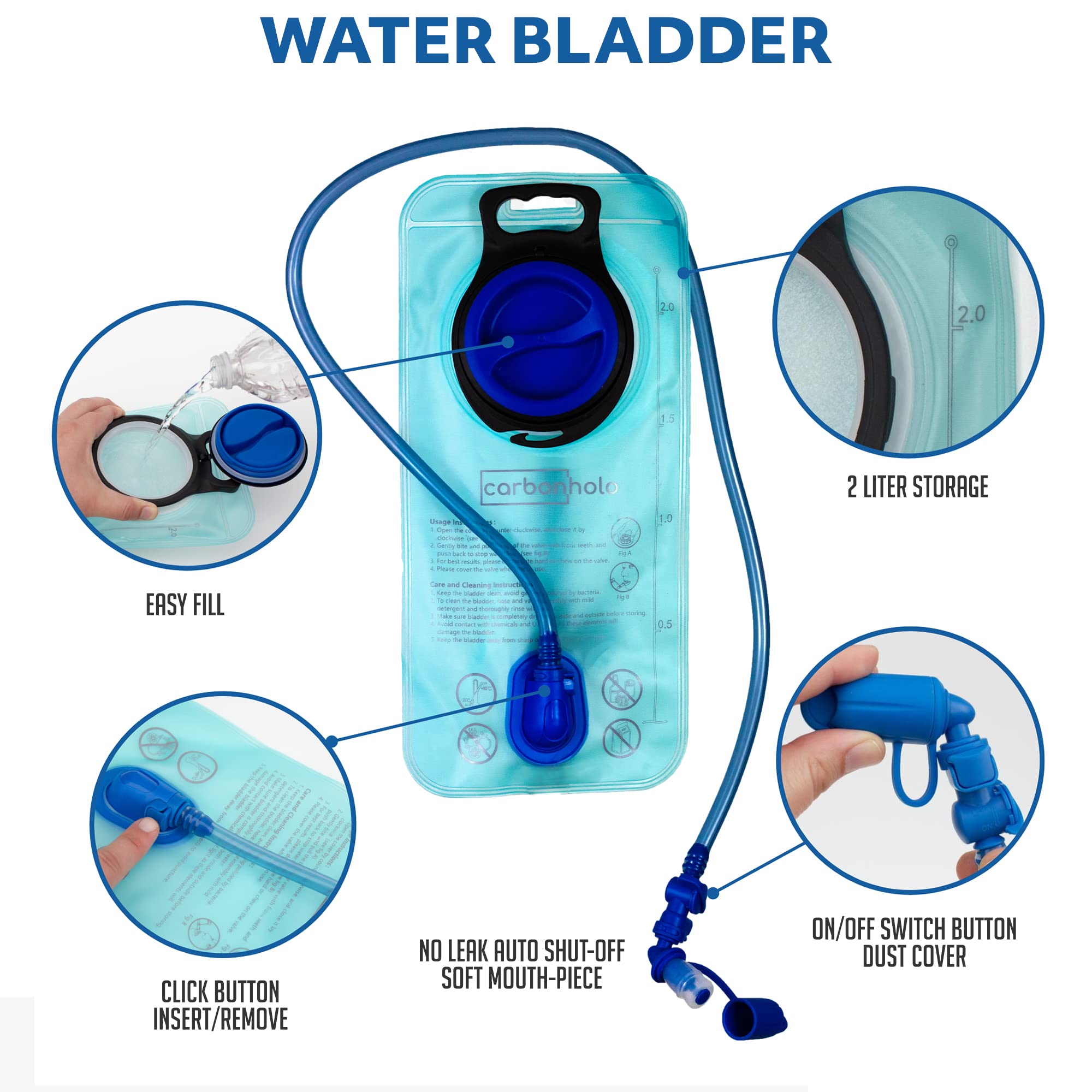 Fly Fishing Vest Pack Set with Water Bladder & Backpack - Adjustable Waist Belt for Men & Women - Insulated Hydration Pocket - Perfect for Outdoor Adventures, Hiking & Camping Gifts