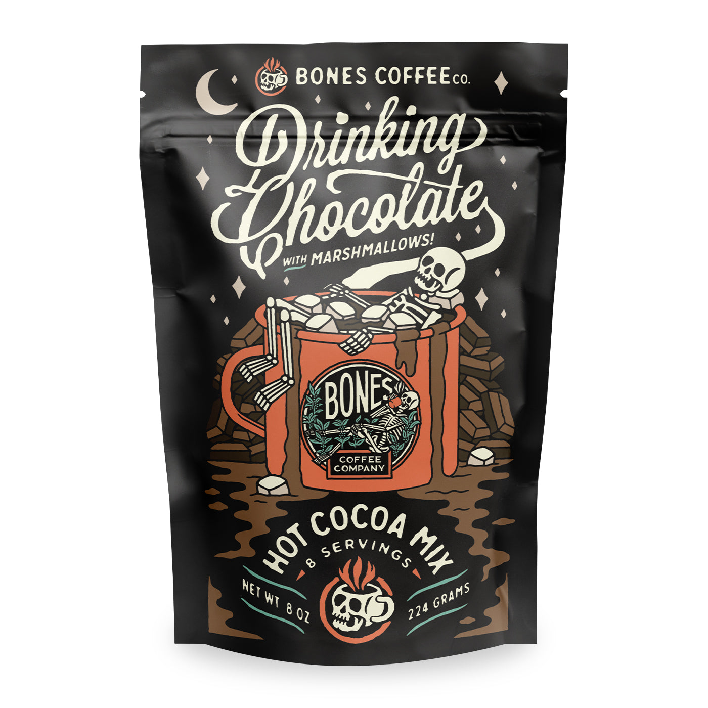Premium Hot Drinking Chocolate with Marshmallows - Rich Cocoa Mix for Cozy Winter Nights, Holiday Gifts & Family Gatherings