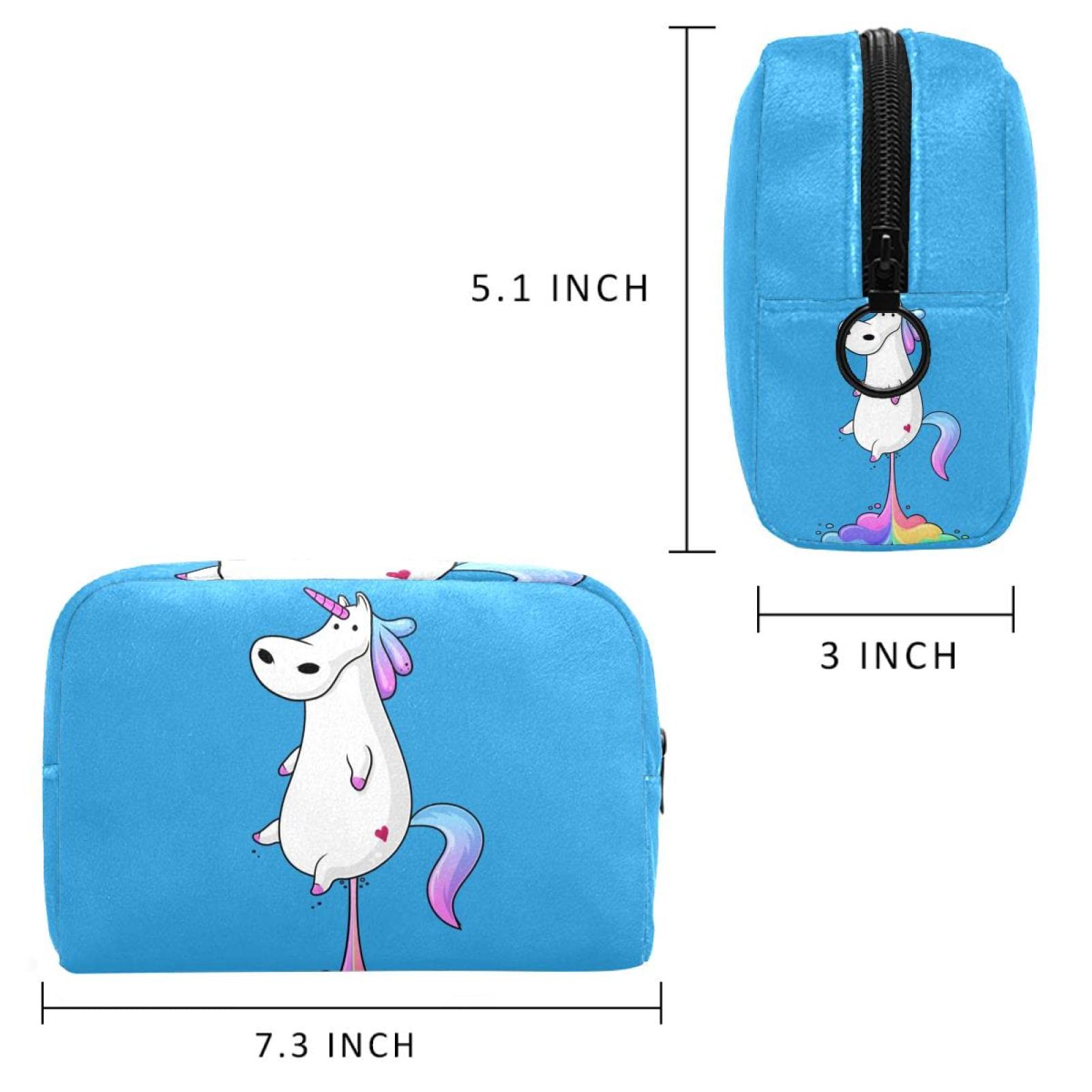 **Unicorn Travel Toiletry Bag - Portable Cosmetic Organizer for Makeup & Toiletries | Perfect for Vacations, Gym, and Daily Use**