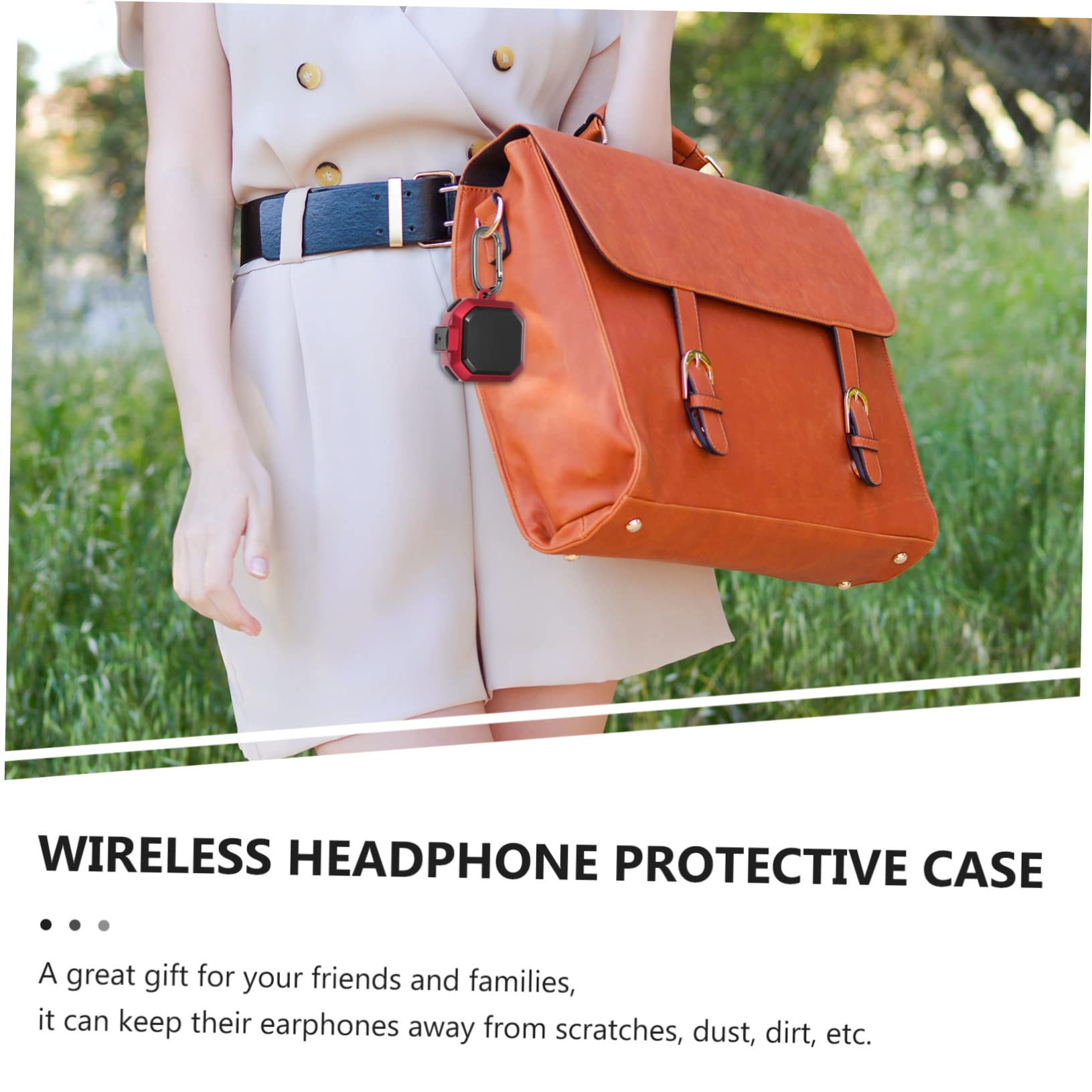 Hemobllo 4-Pack Headphone Case - Durable Earphone Shell Organizer for AirPods, Wireless Earbuds - Portable Travel Storage for Gym, Office, Commute