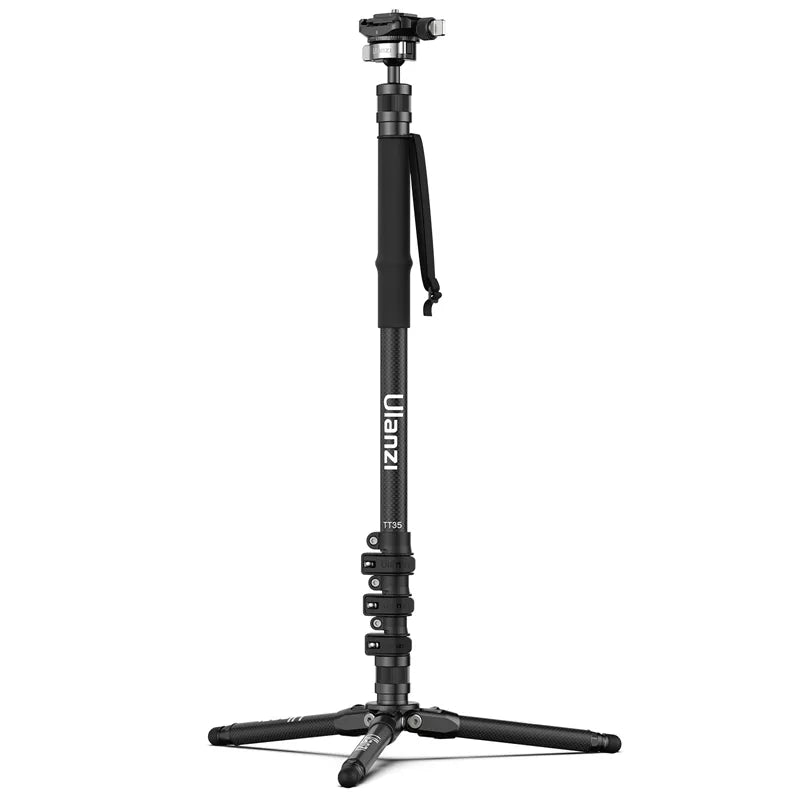 Ulanzi TT35 Lightweight Hiking Stick Tripod Kit - Adjustable Monopod & Camera Stand for Outdoor Photography, Vlogging, and Travel Adventures
