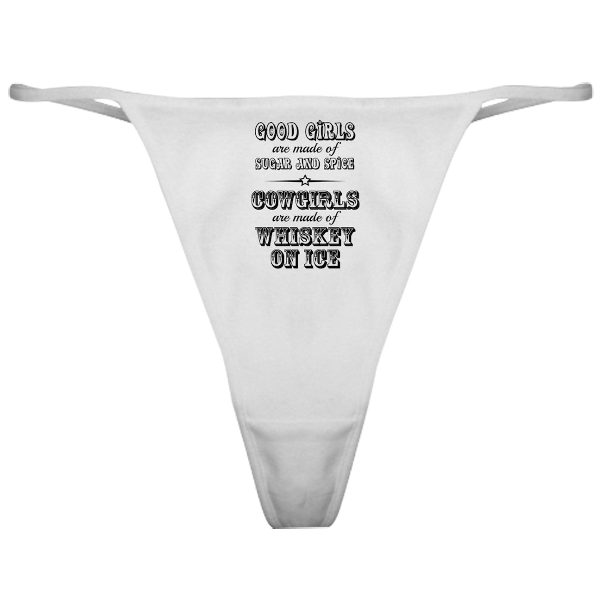 Whiskey On Ice Women's Thong Underwear - Comfortable & Sexy Panties for Everyday Wear or Special Occasions