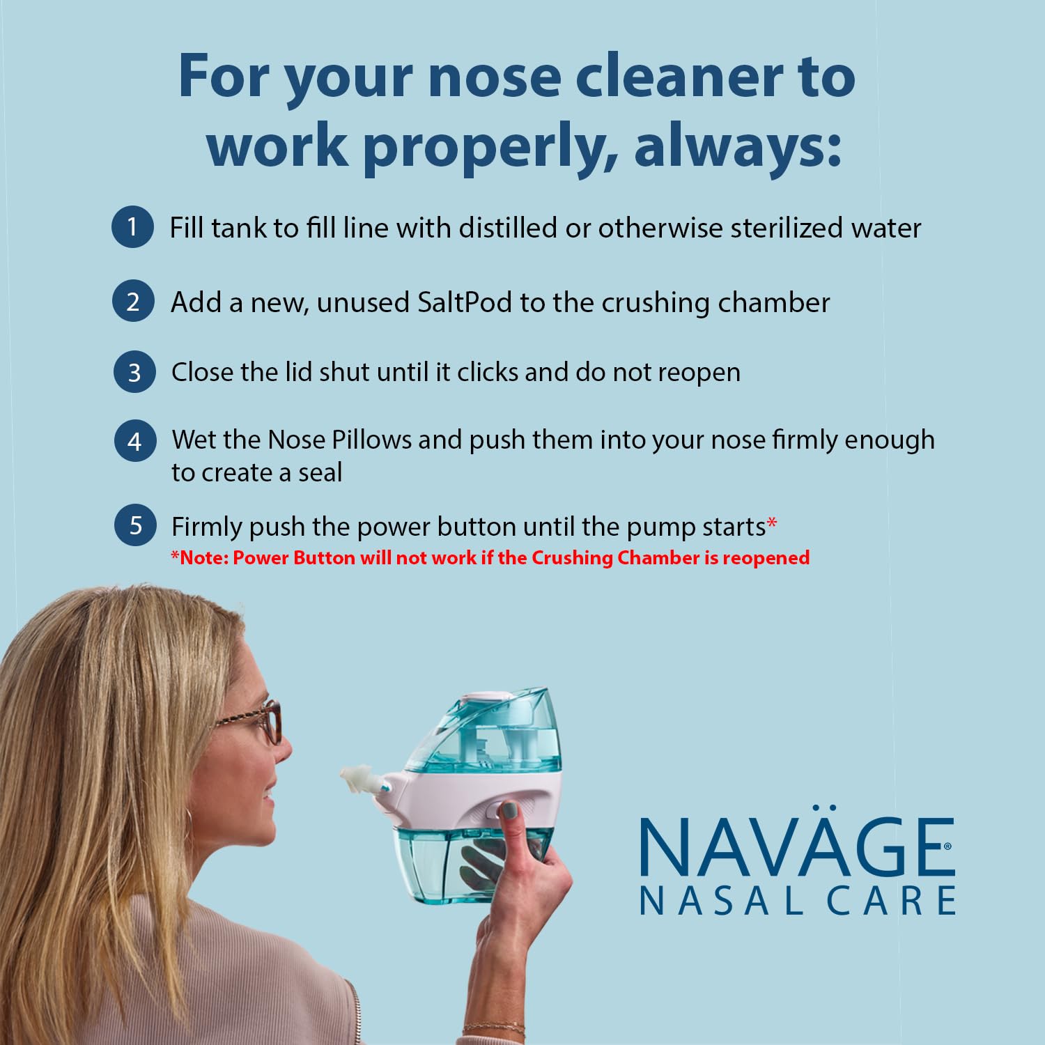 Navage Deluxe Nasal Irrigation System Bundle - Salt Pods, Nose Cleaner, Travel Bag & Countertop Caddy for Allergy & Sinus Relief | Home & Travel Use