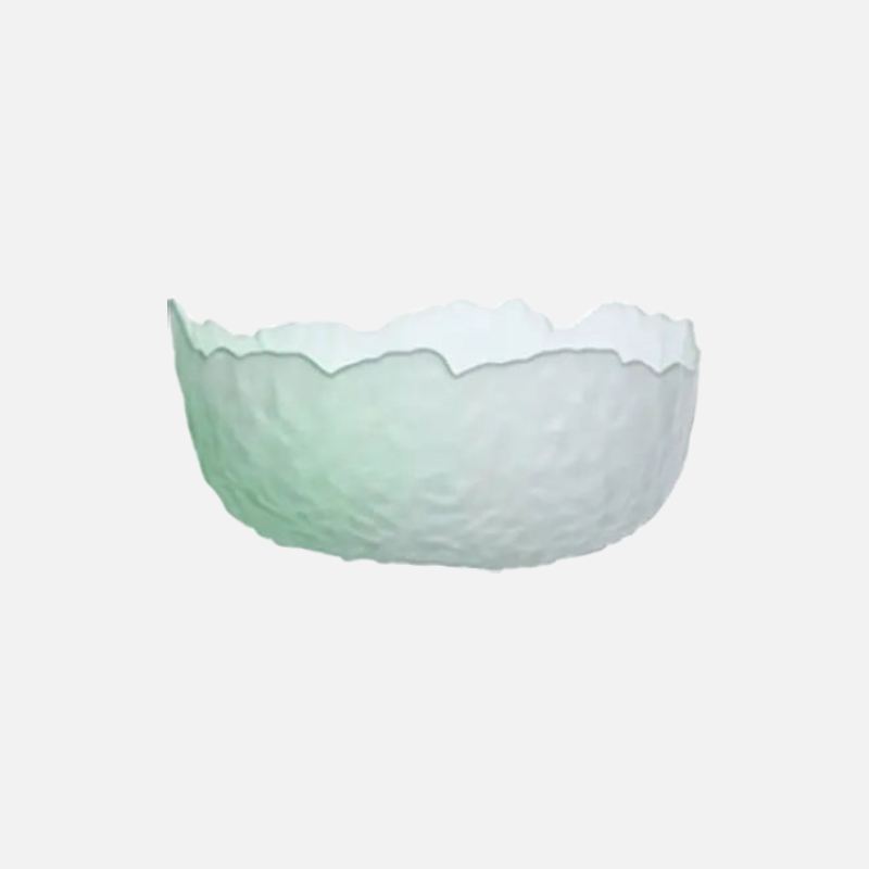 Lulu Frosted Glass Dessert Bowl Set - Elegant Serving Dishes for Ice Cream, Pudding & Fruit - Perfect for Parties, Dessert Bars & Home Entertaining
