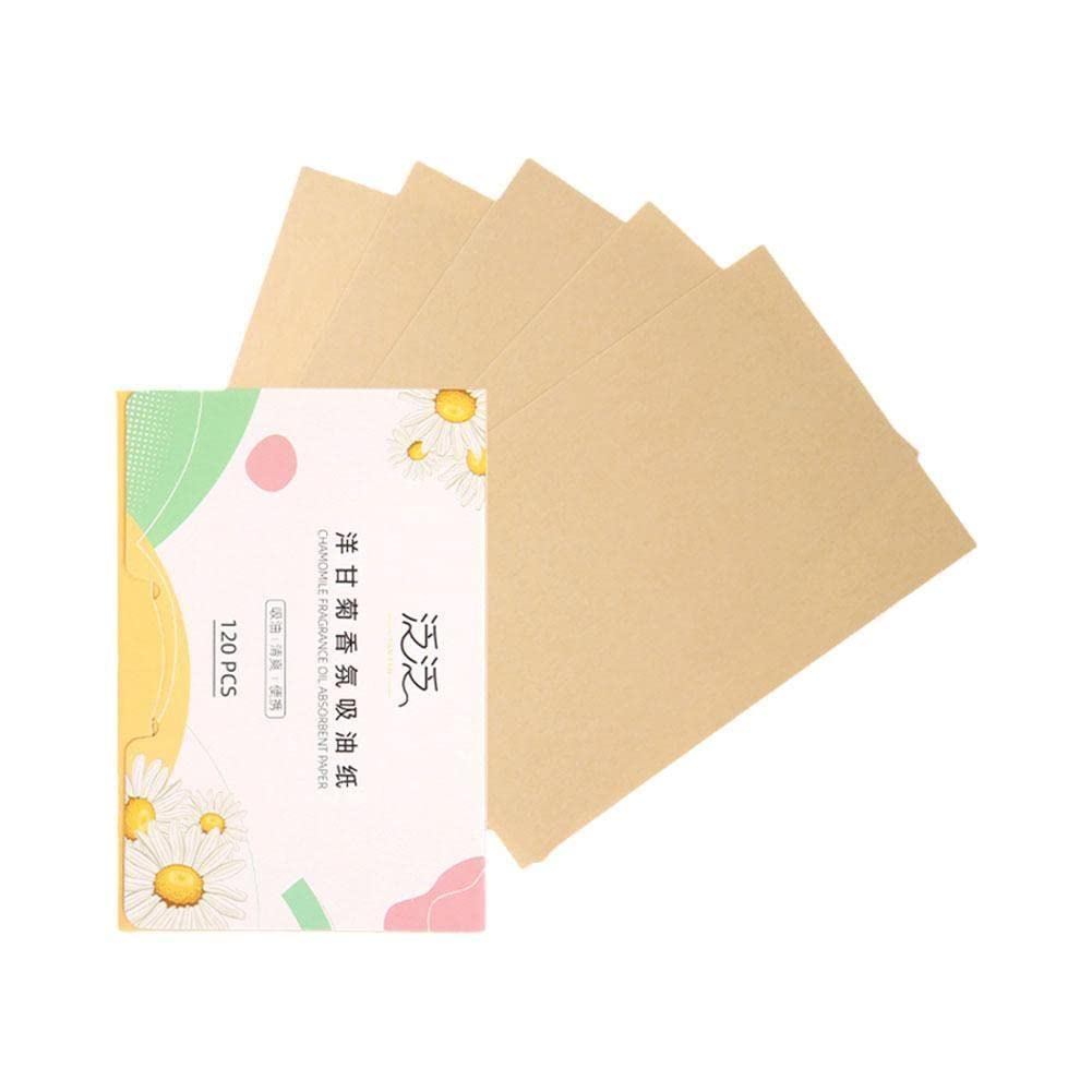 Matcha Oil Absorbing Facial Blotting Papers - Portable Grease Removal Sheets for Makeup & Cosmetics | Perfect for Oily Skin, Touch-Ups On-The-Go, and Shine Control Throughout the Day