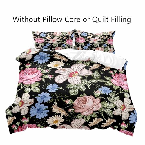 Blue Daisy & Pink Peony (No Comforter)