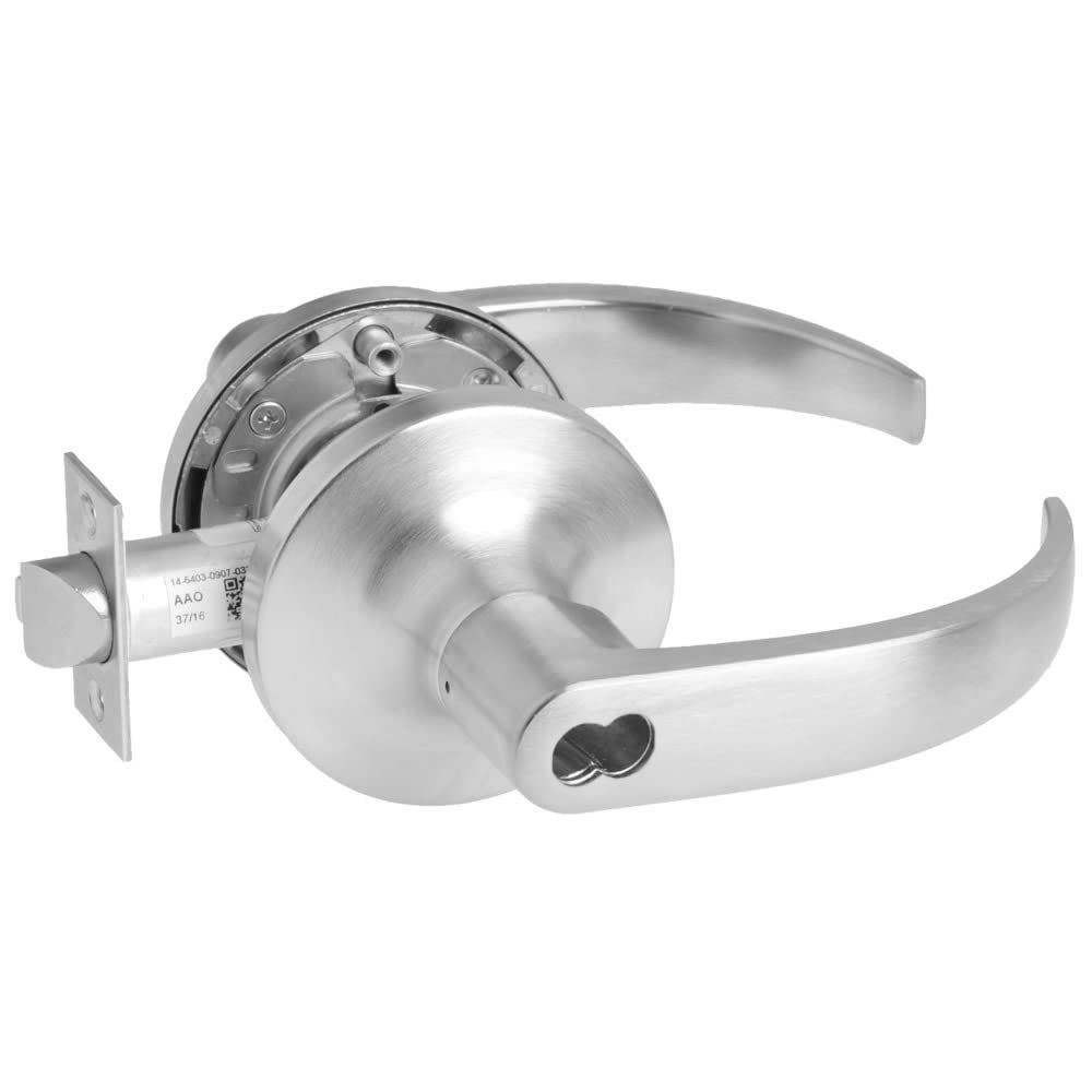 Yale B-PB5405LN-626 Storeroom Closet Cylindrical Lever Lock - SFIC Prep (No Core Included) - Perfect for Office Storage, School Lockers & Residential Closets