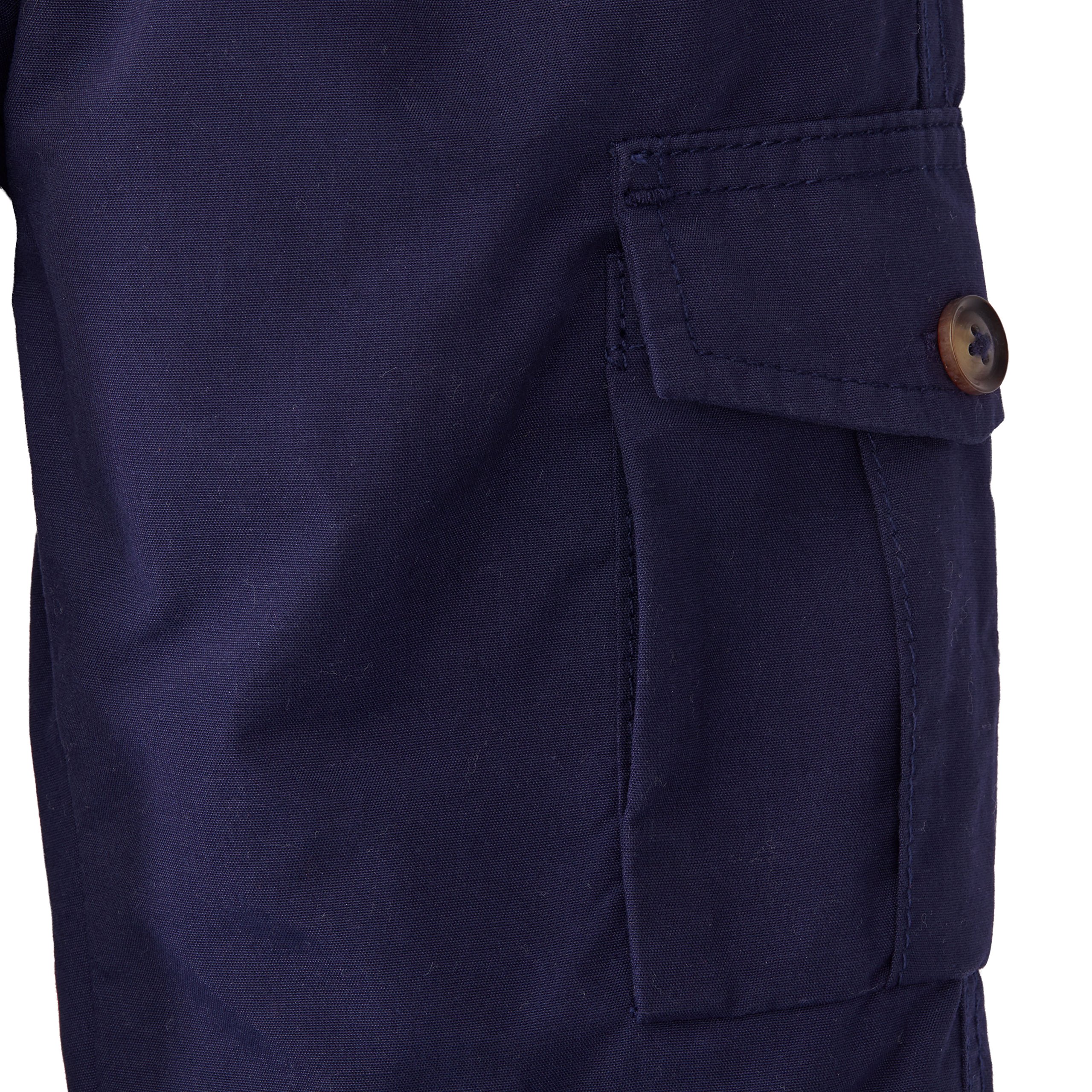 Hope & Henry Boys' Cargo Pants - Lined Pull-on for Outdoor Play