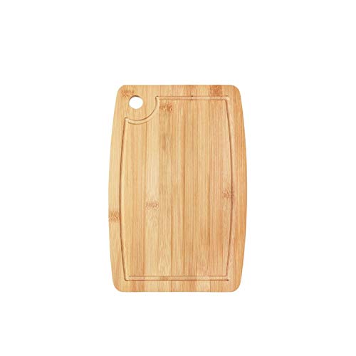 Premium Bamboo Cutting Board with Hanging Holes - Eco-Friendly, Durable Kitchen Chopping Board for Meat, Cheese, Fruits & Vegetables | Perfect for Home Cooking, Meal Prep & Professional Kitchens