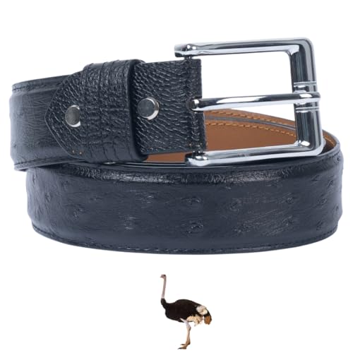 Black-ostrich Belly-pin Buckle