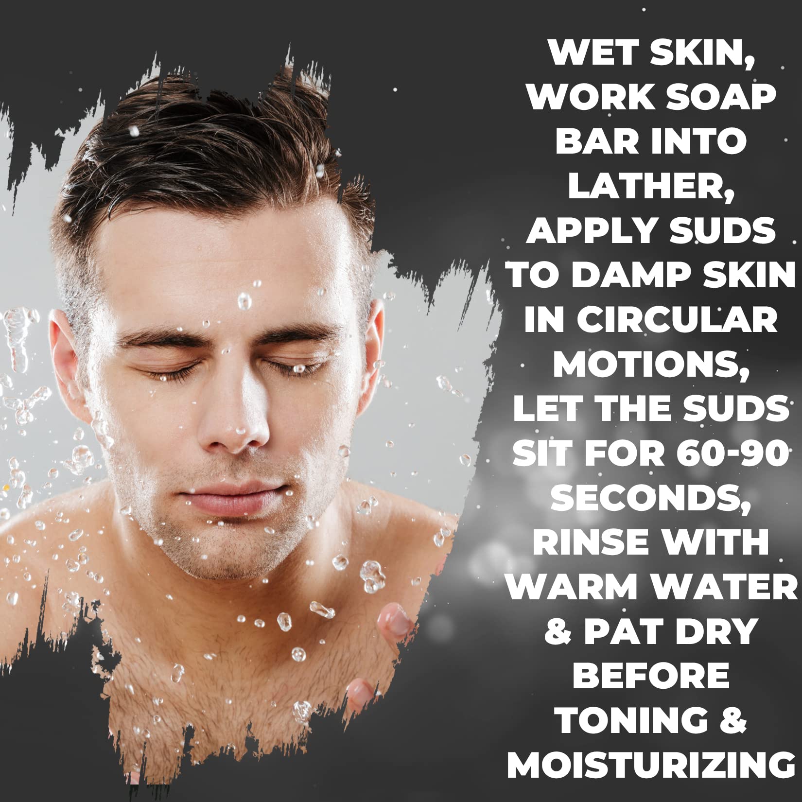 All Natural Pine Tar Soap Bar 4oz - Anti Acne, Eczema & Psoriasis Relief - Goat's Milk Soap with Oatmeal & Charcoal - Face & Body Cleanser for Itchy Skin - Made in USA - Perfect for Camping, Outdoor Activities & Sensitive Skin Care