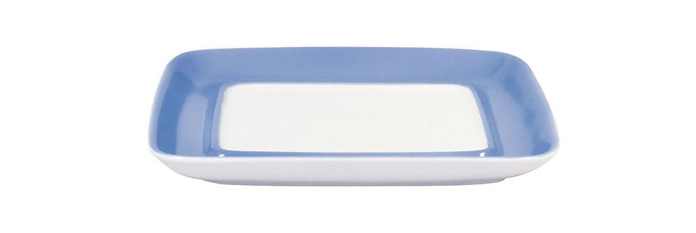 KAHLA Pronto Butter Dish with Angled Design - Sky Blue Ceramic Butter Keeper (1 Piece) | Perfect for Kitchen Countertop, Dining Table & Breakfast Serving
