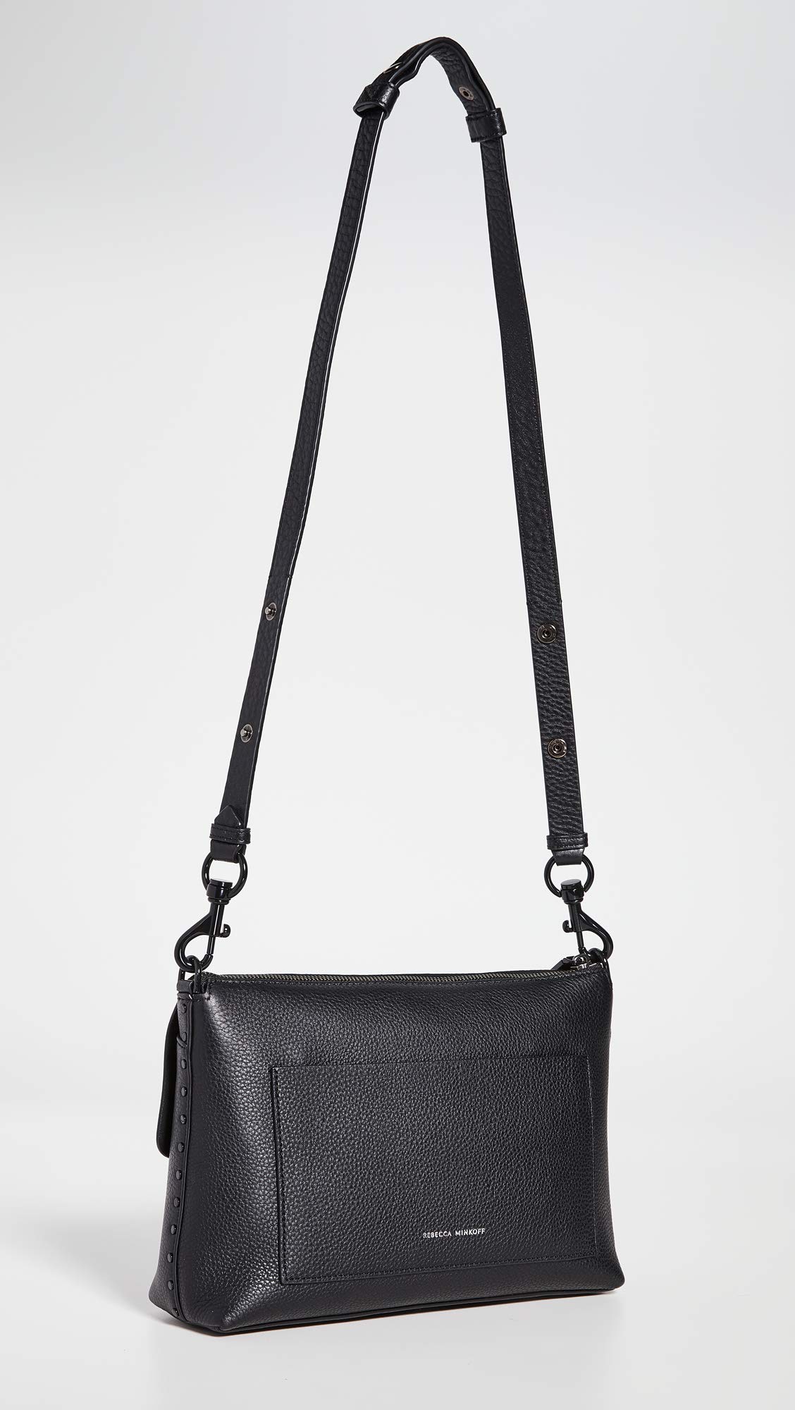 Rebecca Minkoff Darren Top Zip Shoulder Bag for Women - Genuine Leather Crossbody Purse with Adjustable Strap | Perfect for Work, Travel & Everyday Use