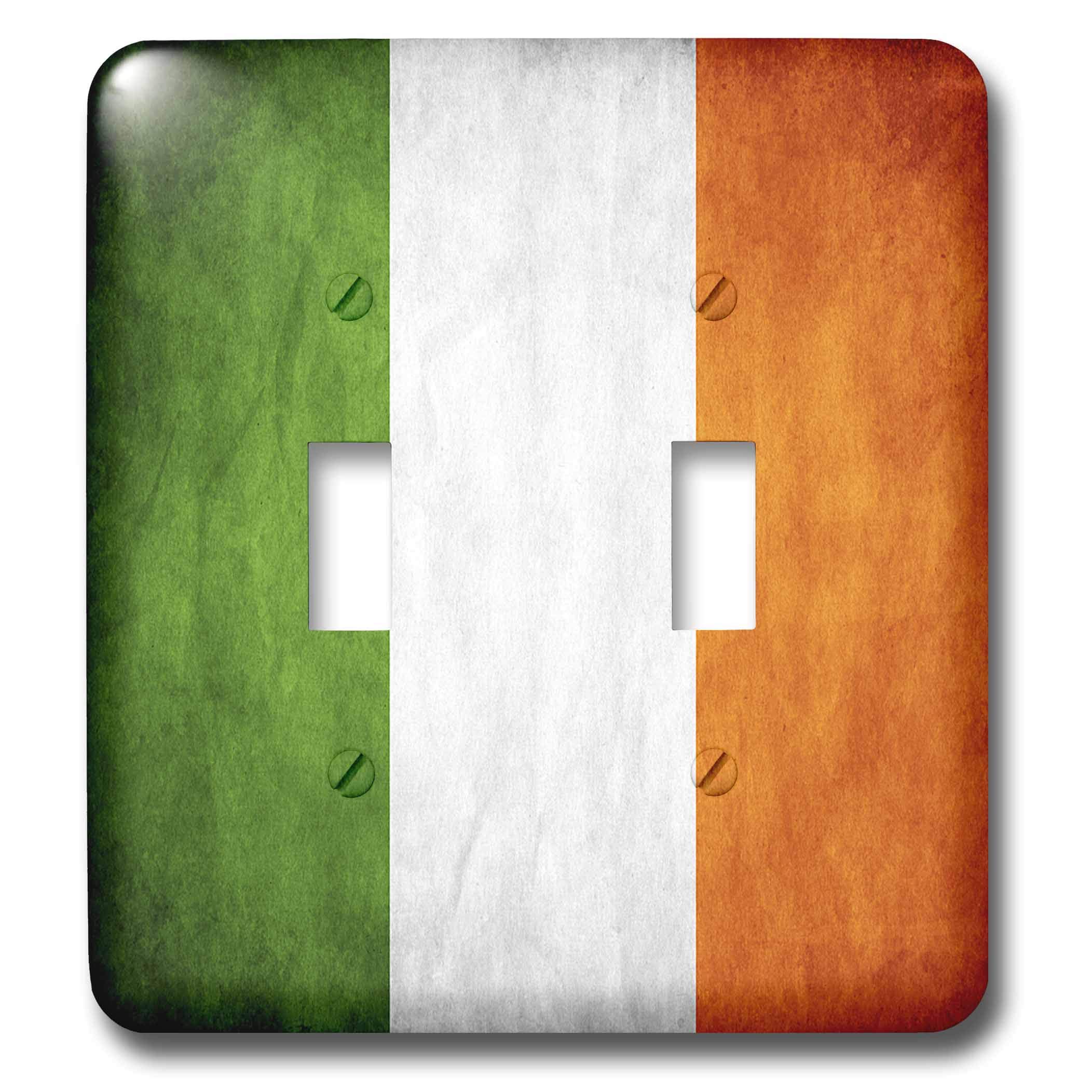 3D Rose Ireland Flag Toggle Switch - Multi-Color Decorative Rocker Switch for Cars, Boats & Home Electronics - Perfect for Irish Pride & DIY Projects