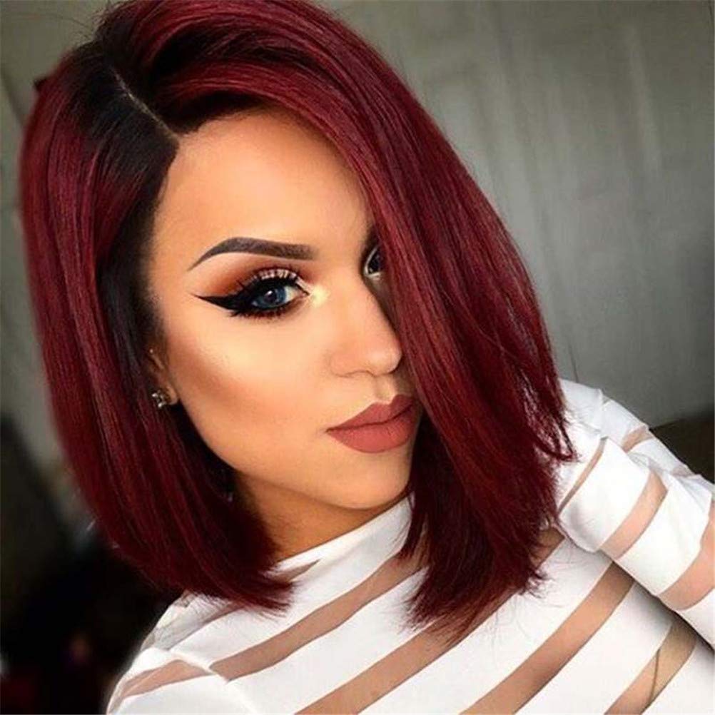 Long Curly Afro Wig - Synthetic Ombre Gradient Dye R2/138# for Women | Party & Cosplay
