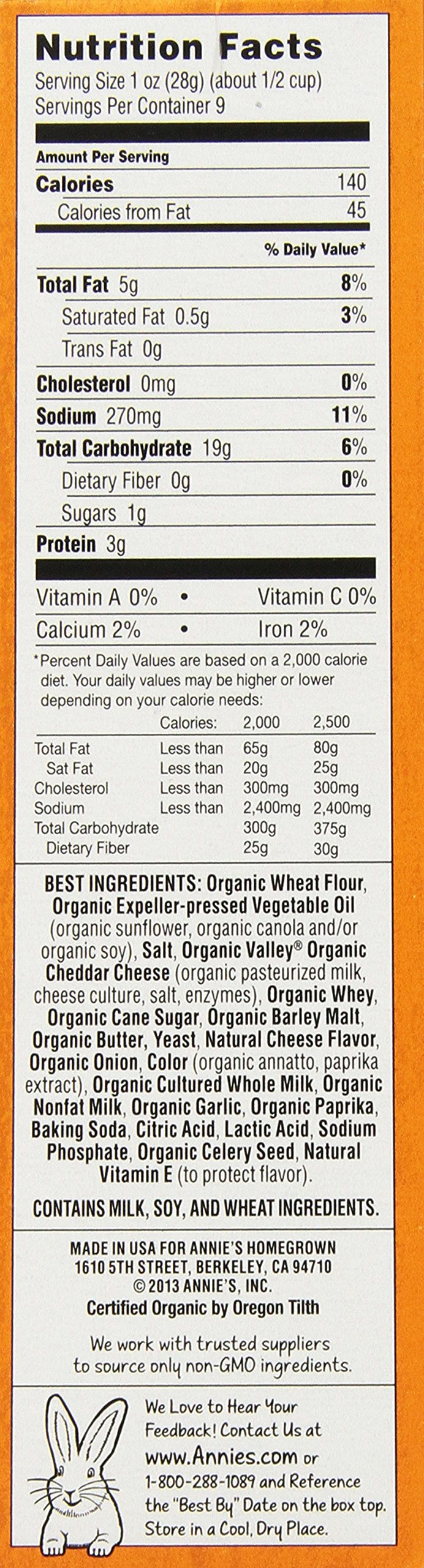 Annie's Organic Cheddar Snack Mix - Assorted Crackers & Pretzels, 9oz (Pack of 12) | Healthy Kids Snacks, School Lunch, Party Food, Movie Night Treats