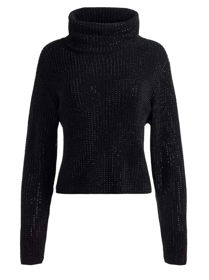 Corin Stone Pullover Sweater for Women - Soft & Cozy Black Knit Top for Fall & Winter | Perfect for Casual Outfits, Layering & Cold Weather Fashion