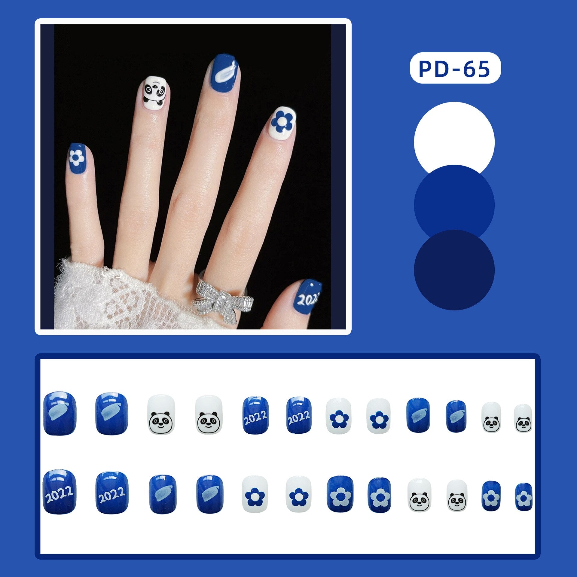 PD-65-Fake Nails Art
