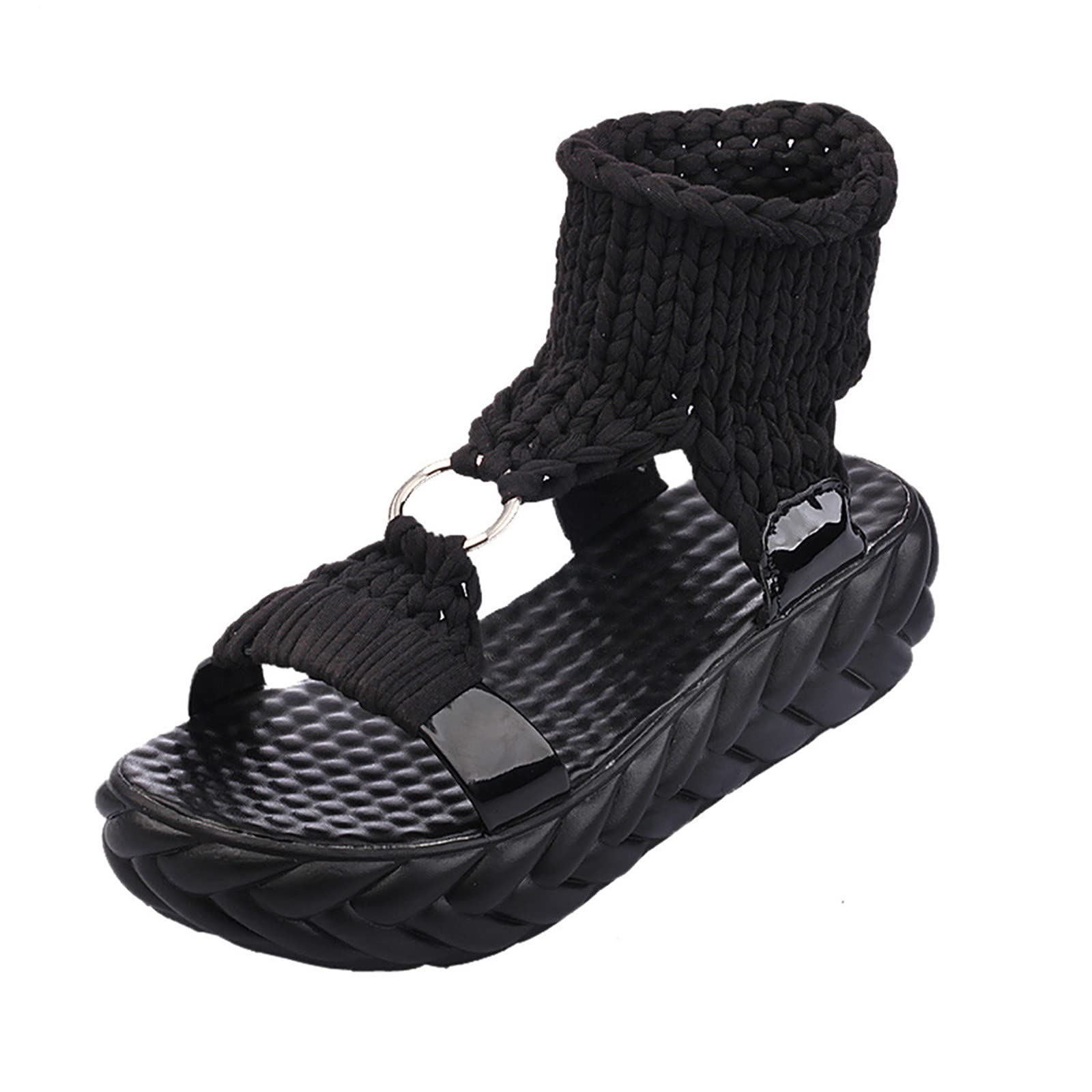 Women's Thong Sandals - Comfortable Casual Platform Sandals with Thick Sole for Summer Beach, Pool, and Everyday Wear
