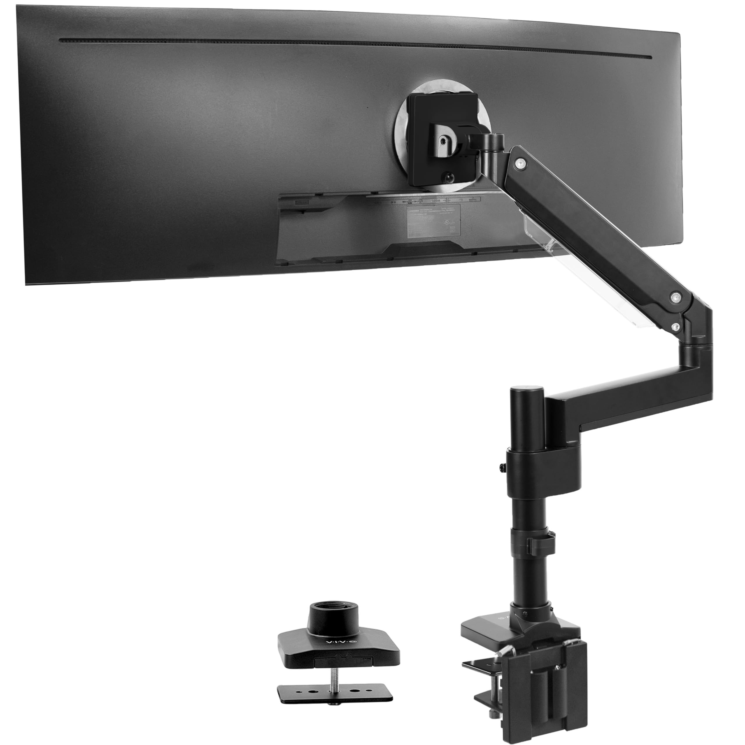 Premium Aluminum Tall Extended Monitor Arm for Ultrawide Monitors up to 49