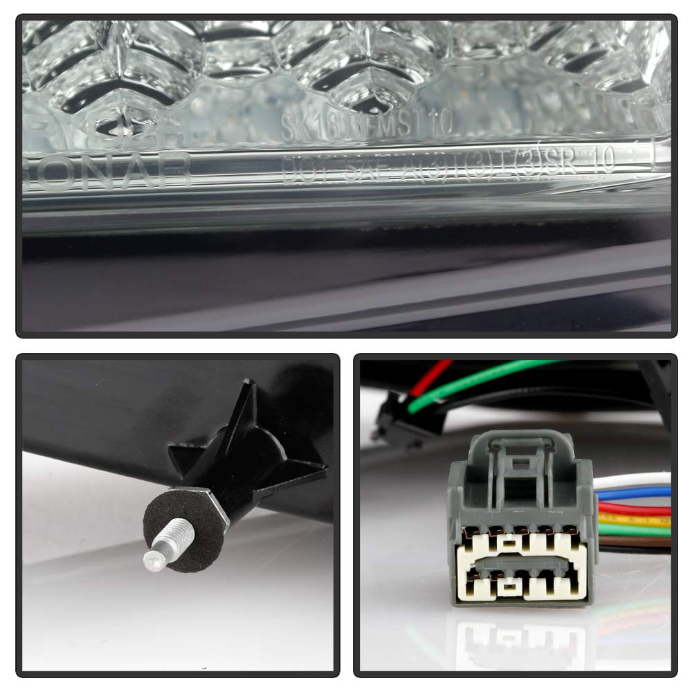 2010-2012 Ford Mustang Sequential LED Tail Lights - Black | High-Performance Brake Lights for Enhanced Safety & Style | Perfect for Night Driving & Car Shows