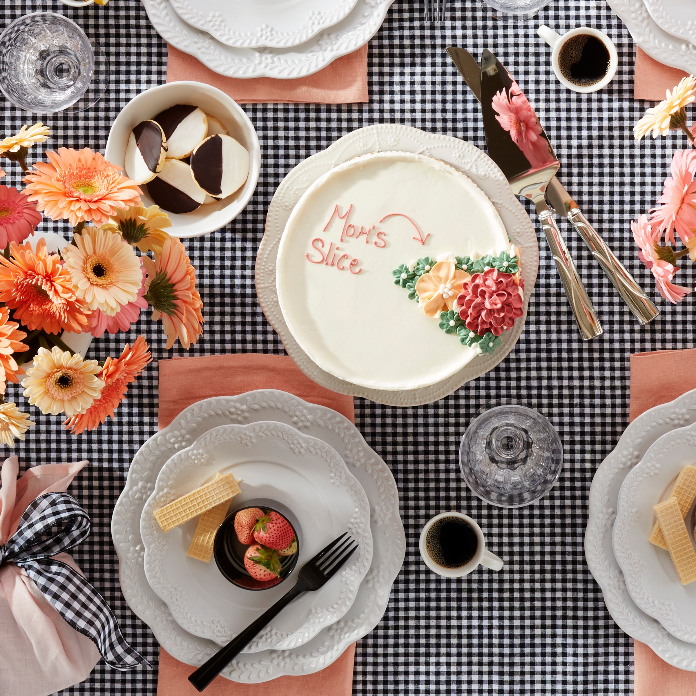 Chelse Muse Floral White 12-Piece Dinnerware Set - Elegant Porcelain Plates, Bowls & Cups for Formal Dining, Wedding Registry & Holiday Entertaining