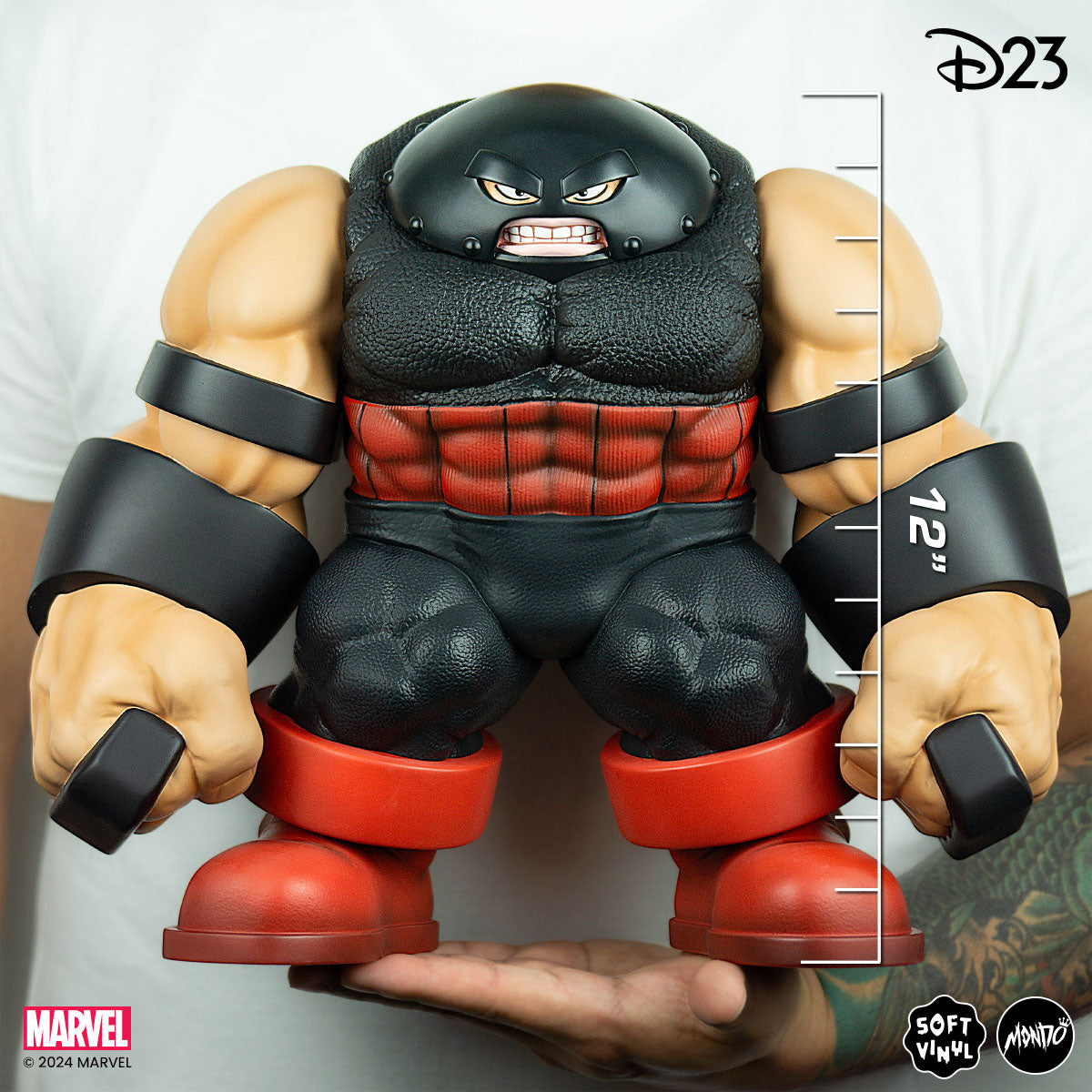 Juggernaut Soft Vinyl Figure - Black Suit Variant Collectible Toy for Marvel Fans | Perfect for Display, Gifts, and Action Figure Collections