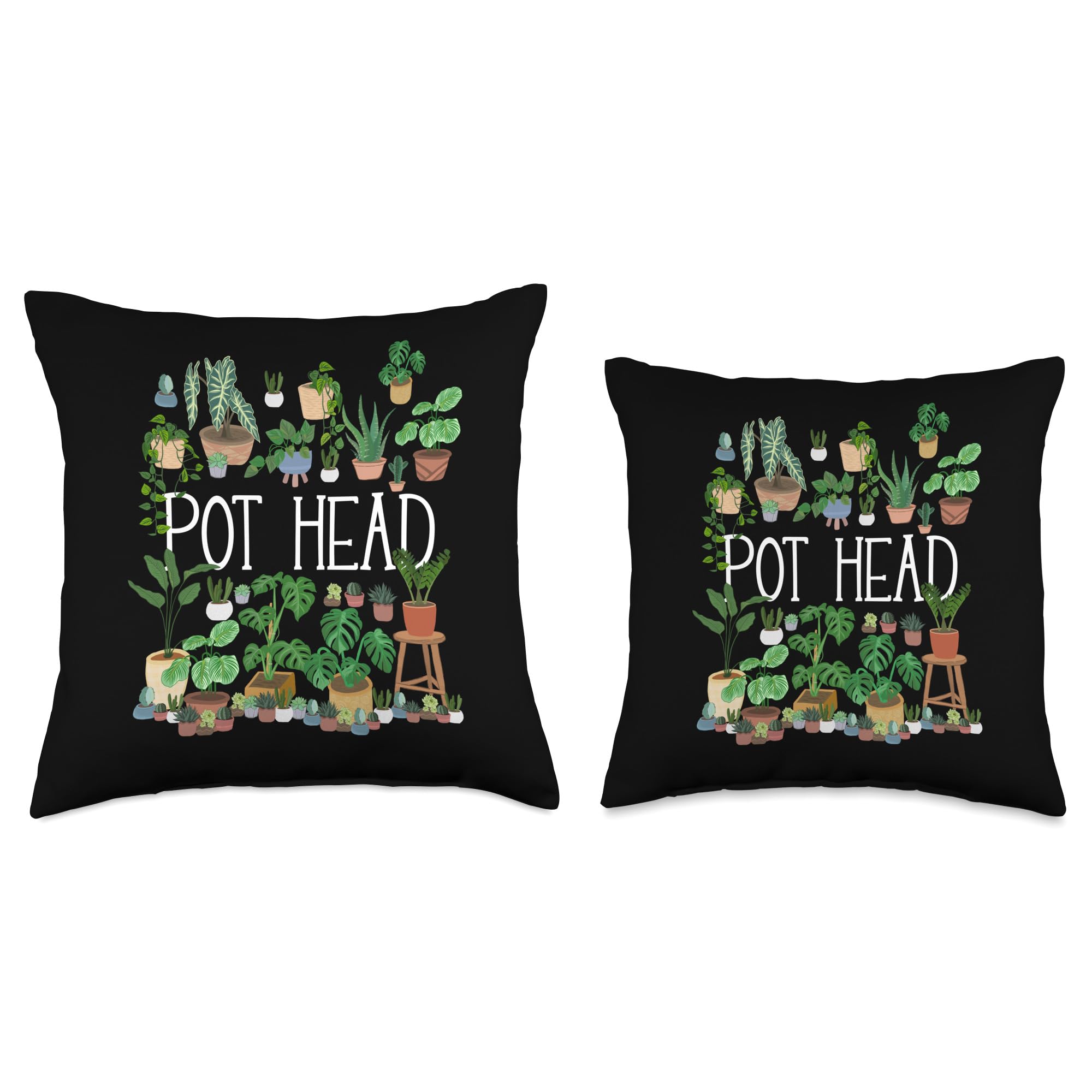 Funny Gardening Throw Pillow - Perfect Gift for Plant Lovers & Gardeners - Cute Home Decor for Living Room, Bedroom or Outdoor Patio