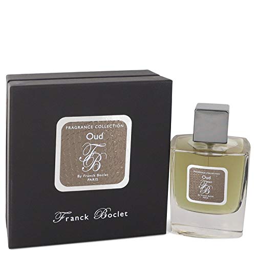 Franck Boclet Oud Cologne for Men - 3.4 oz Eau De Parfum Spray | Long-Lasting Luxury Fragrance | Perfect for Date Night, Office & Special Occasions