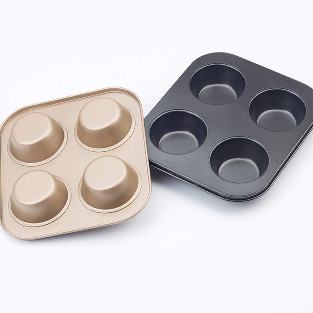 DOITOOL 4-Piece Non-Stick Baking Set - Oven Roasting Pans, Muffin Cake Molds, Mini Ice Cube Trays & Cookie Cutters - Perfect for Cupcakes, Cookies, Pot Pies & Party Desserts