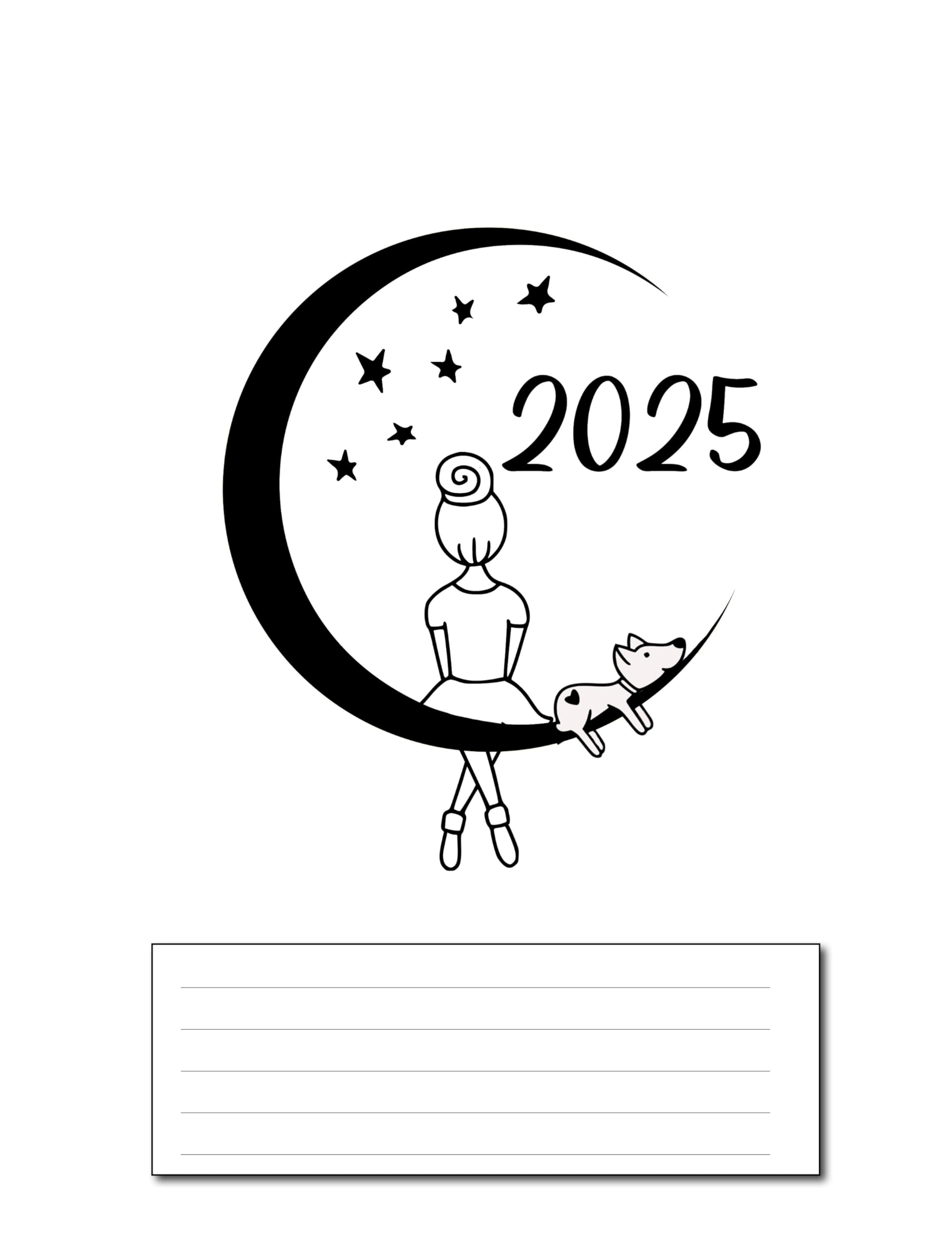2025 Monthly Planner Refills for 9 Disc Classic Planners - 12 Month Loose-Leaf Calendar Inserts, 7x9.25 Inch, Puppy Theme | Perfect for Office Organization, Student Scheduling & Personal Productivity Planning