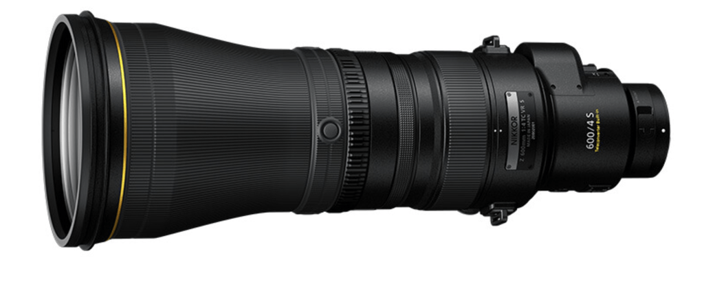 Nikon NIKKOR Z 600mm f/4 TC VR S Super Telephoto Lens for Wildlife & Sports Photography - Professional DSLR Camera Lens with Vibration Reduction & Built-in Teleconverter