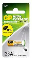 GP A23 Alkaline Battery 12V (1 Pack) - Long Lasting Power for Key Fobs, Garage Door Openers & Small Electronics