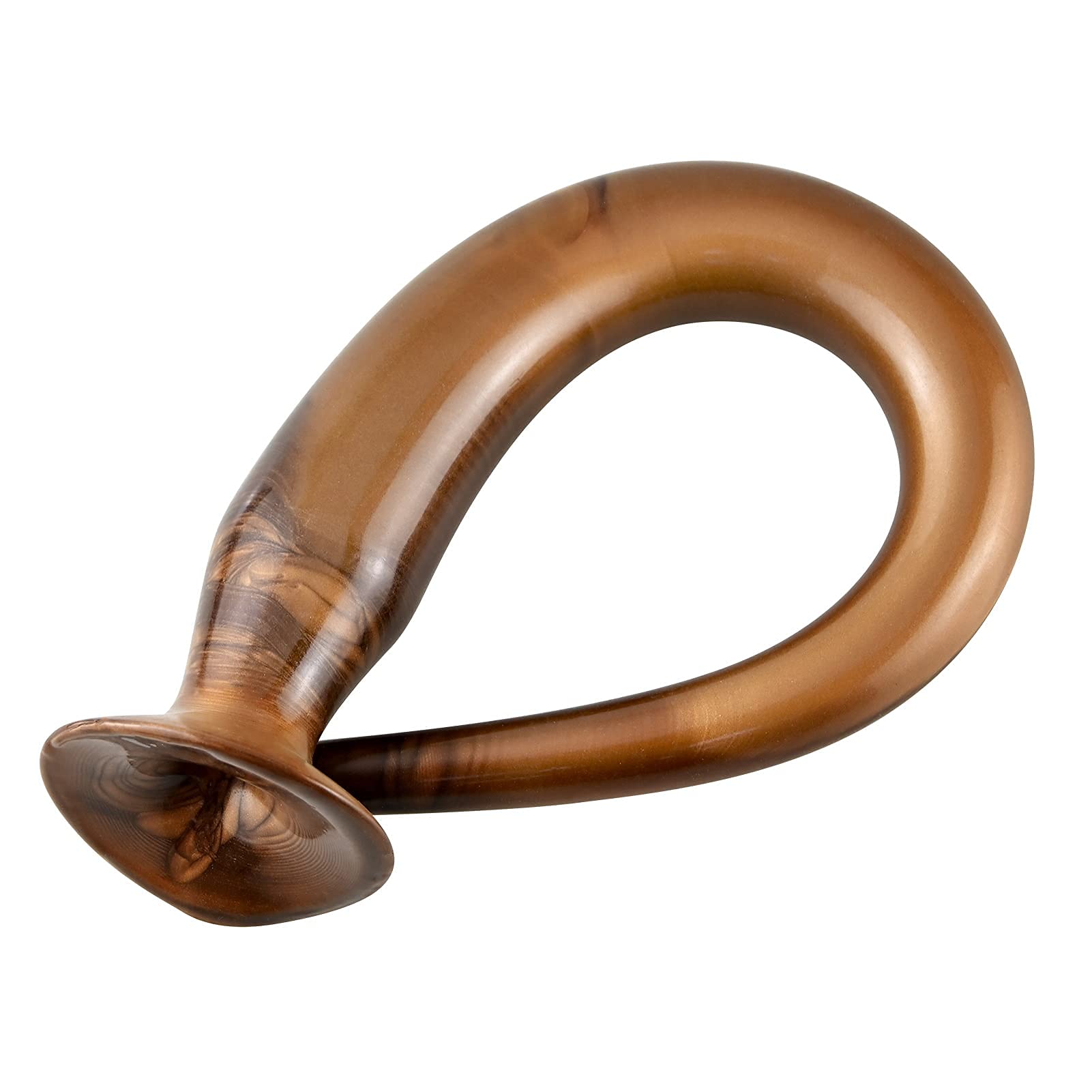 Gold Plated Anal Plug - Soft Silicone Butt Plug for Men & Women | Long Anal Dildo Sex Toy for Couples & Solo Play | Perfect for Beginners & Advanced Users | Enhance Intimacy & Pleasure in the Bedroom