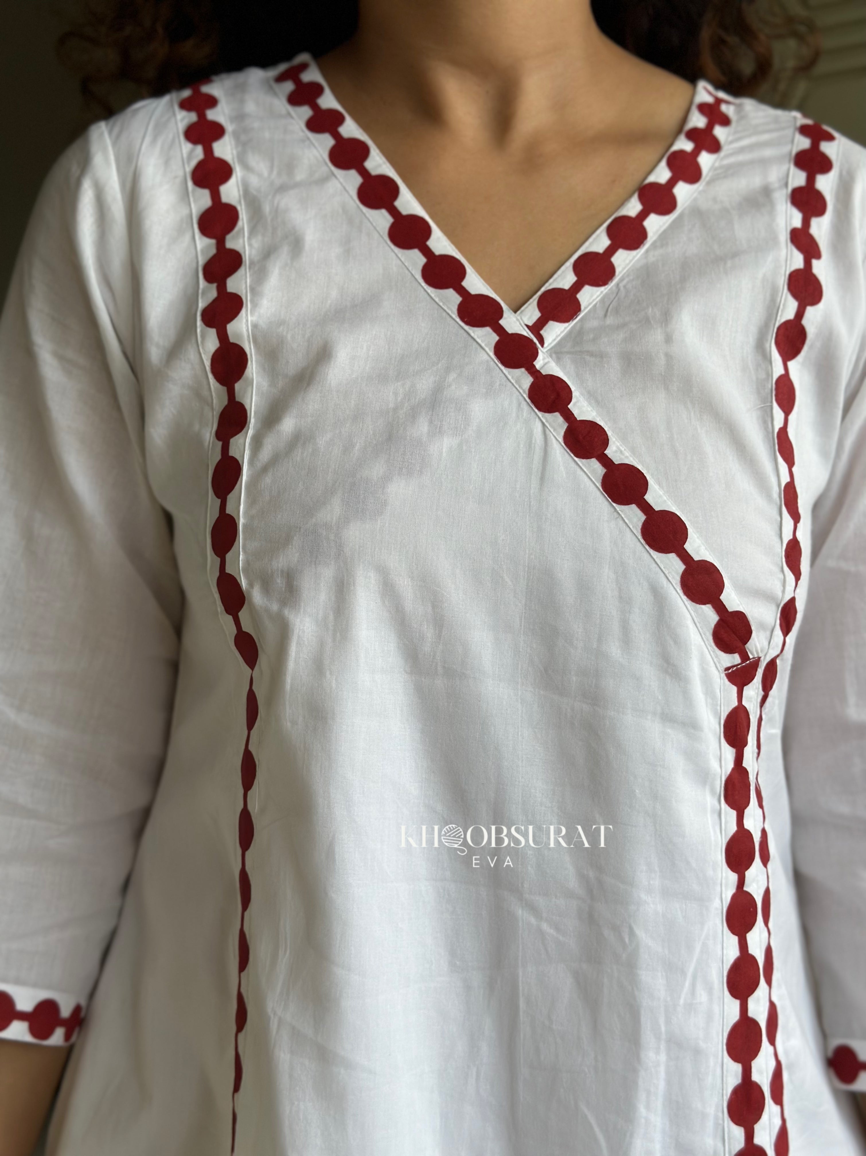 Stylish Layered Cotton Love Kurta Set for Women - Comfortable & Trendy Ethnic Outfit - Perfect for Festivals, Weddings & Casual Wear