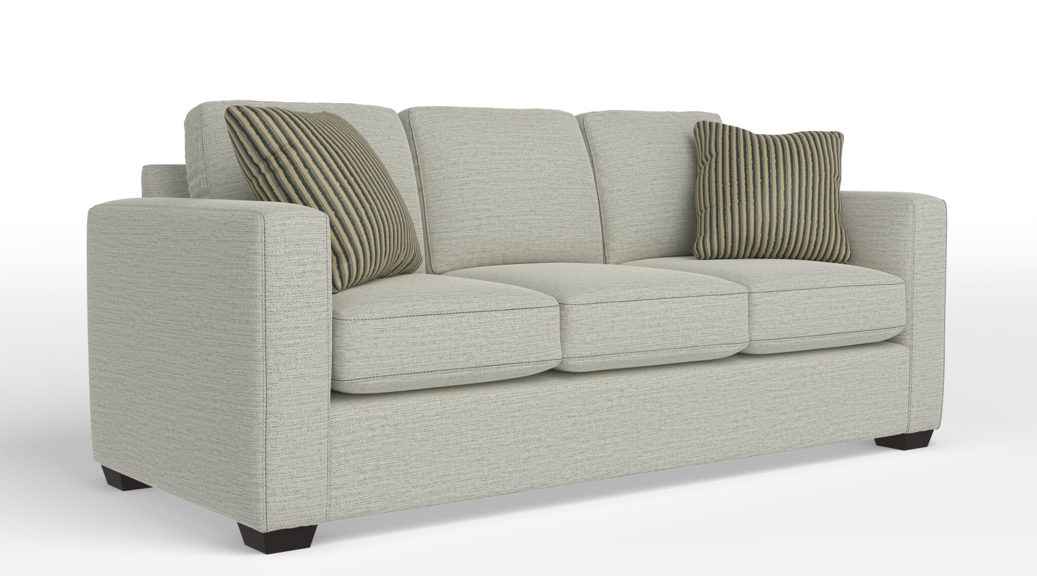 Caleb Sofa Patina Light Grey - Modern Comfortable Living Room Furniture for Small Spaces & Apartments