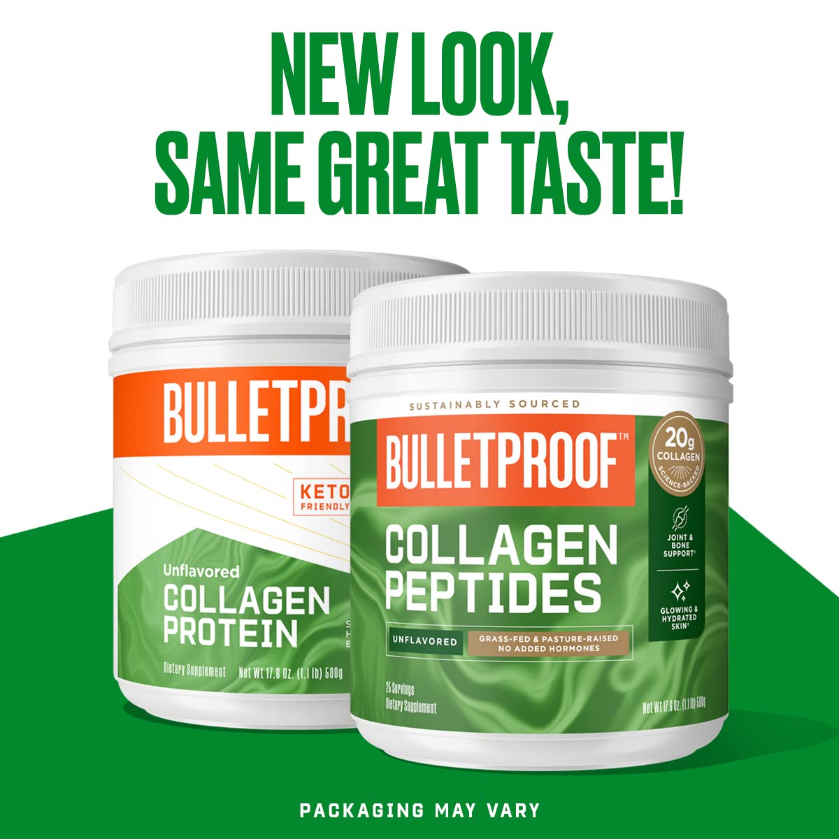 Bulletproof Duo Kit | Collagen Peptides Protein Powder for Skin, Bones & Joints (18g Protein, 17.6 Oz) + Prebiotic Fiber Powder for Gut Health, Digestion & Immune Support | Post-Workout Recovery & Daily Wellness Boost