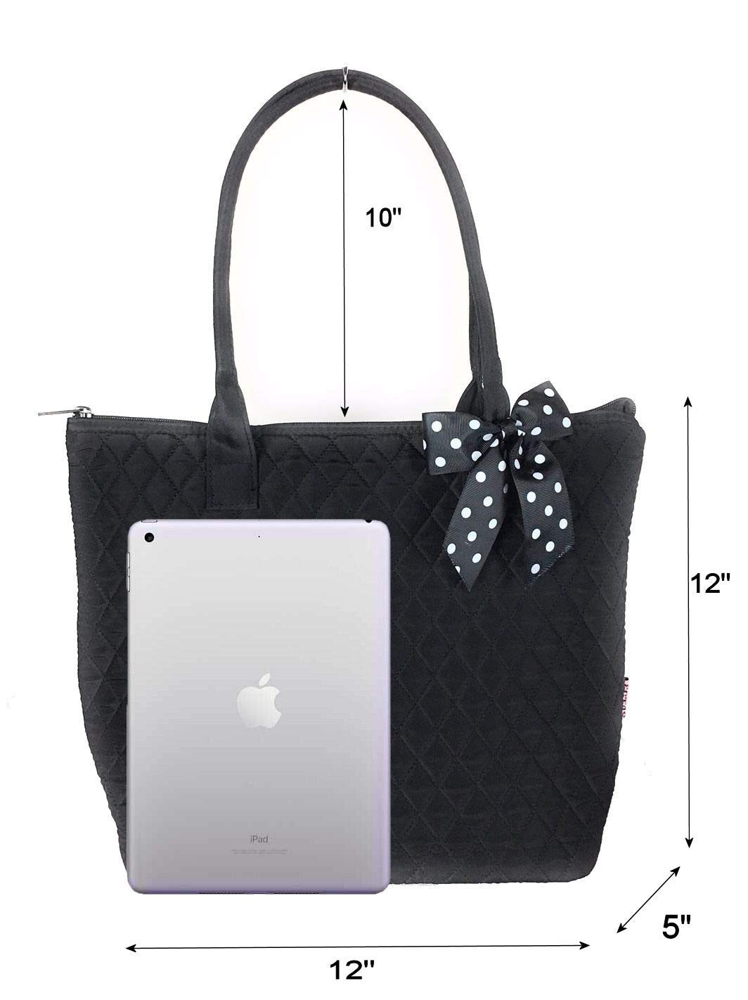 Quilted Shoulder Tote Bag for Women - Stylish Large Capacity Handbag Purse - Perfect for Work, Travel & Shopping