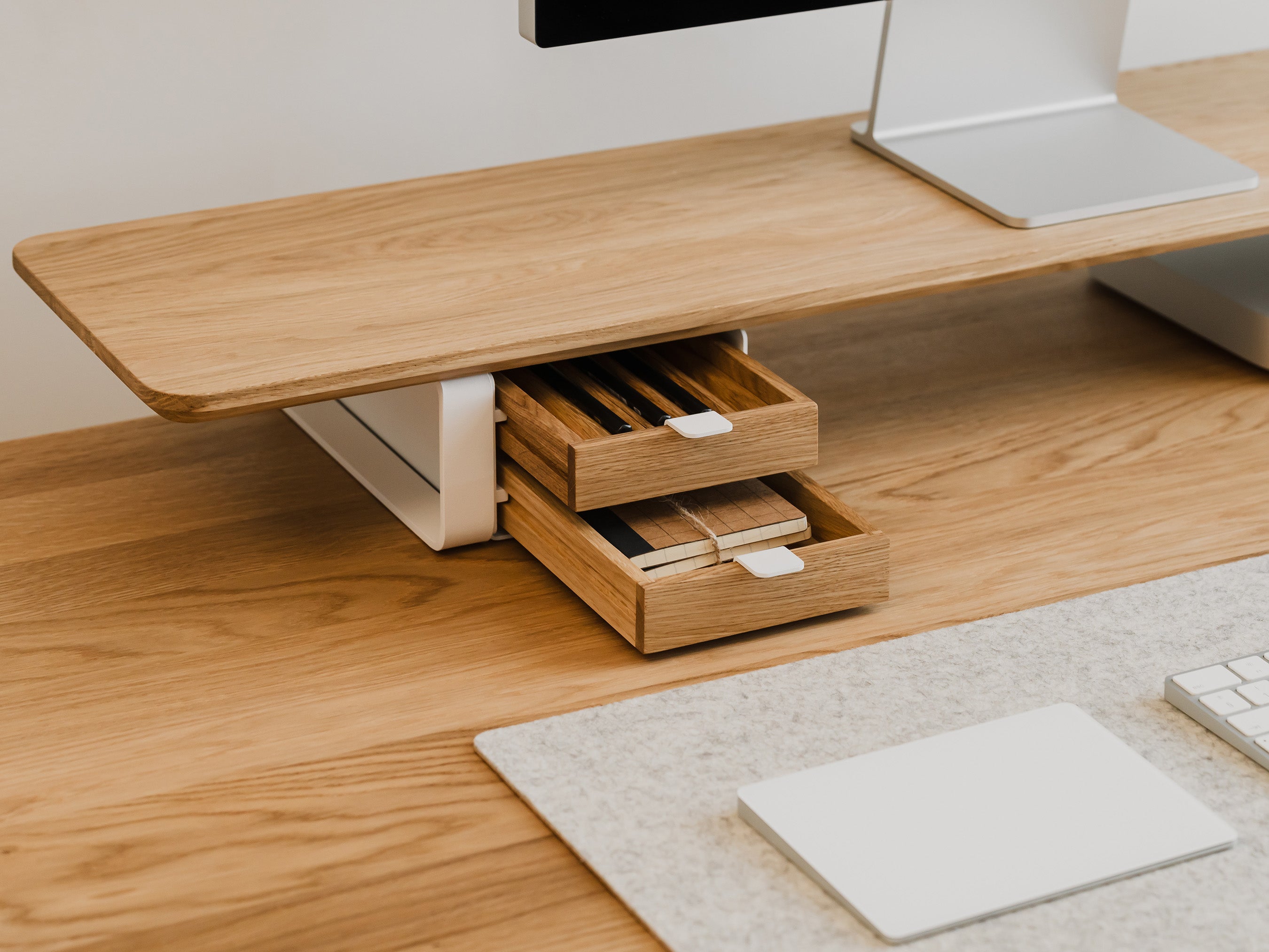 Compact Modular Drawer Organizer - Space-Saving Storage Solution for Home, Office & Closet Organization