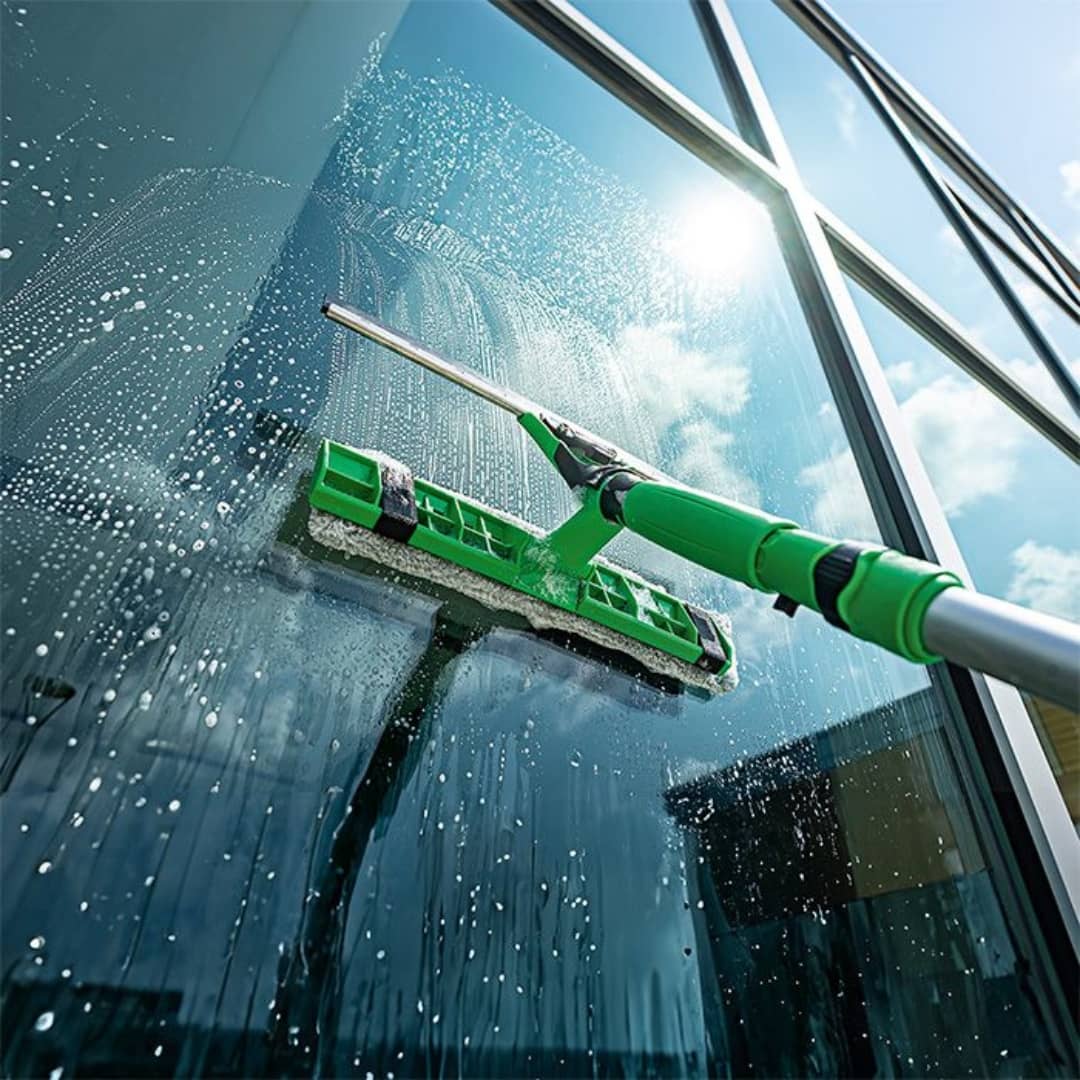 Unger Vice Versa Pro Window Squeegee Complete 35cm - Professional Window Cleaning Tool for Home & Commercial Use - Perfect for Glass, Mirrors, and Shower Doors