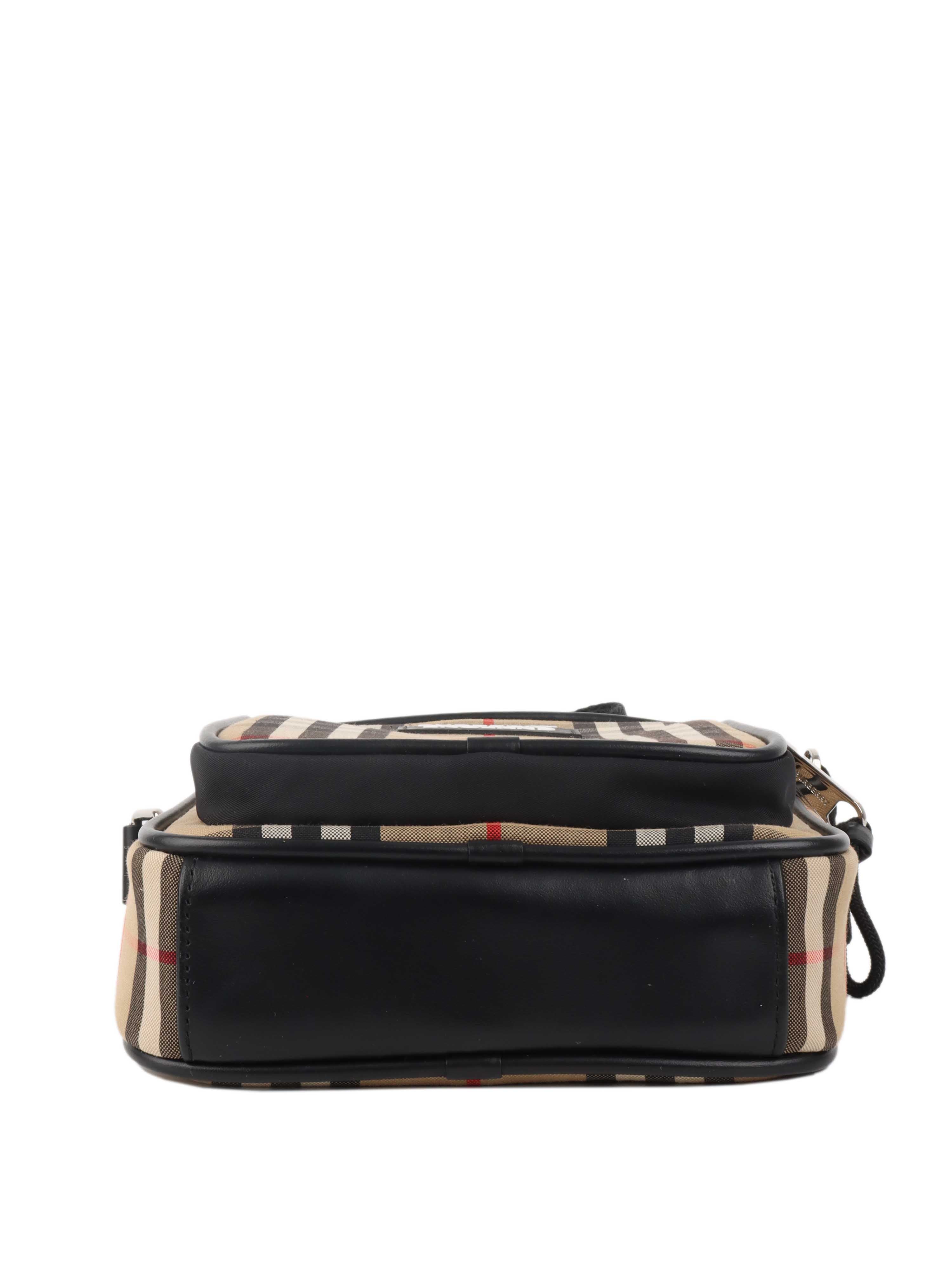 Burberry Vintage Check Leather Crossbody Bag - Stylish Designer Handbag for Women, Perfect for Everyday Use, Travel & Casual Outings